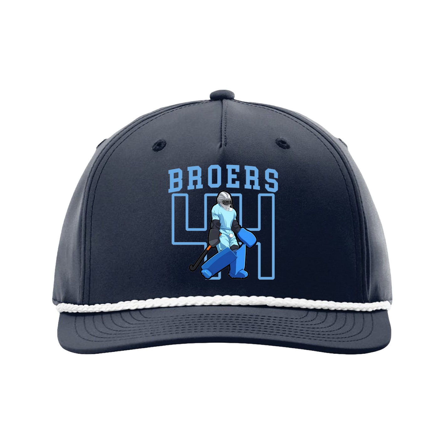 Five-Panel Classic Rope Cap — Shirsey in Navy