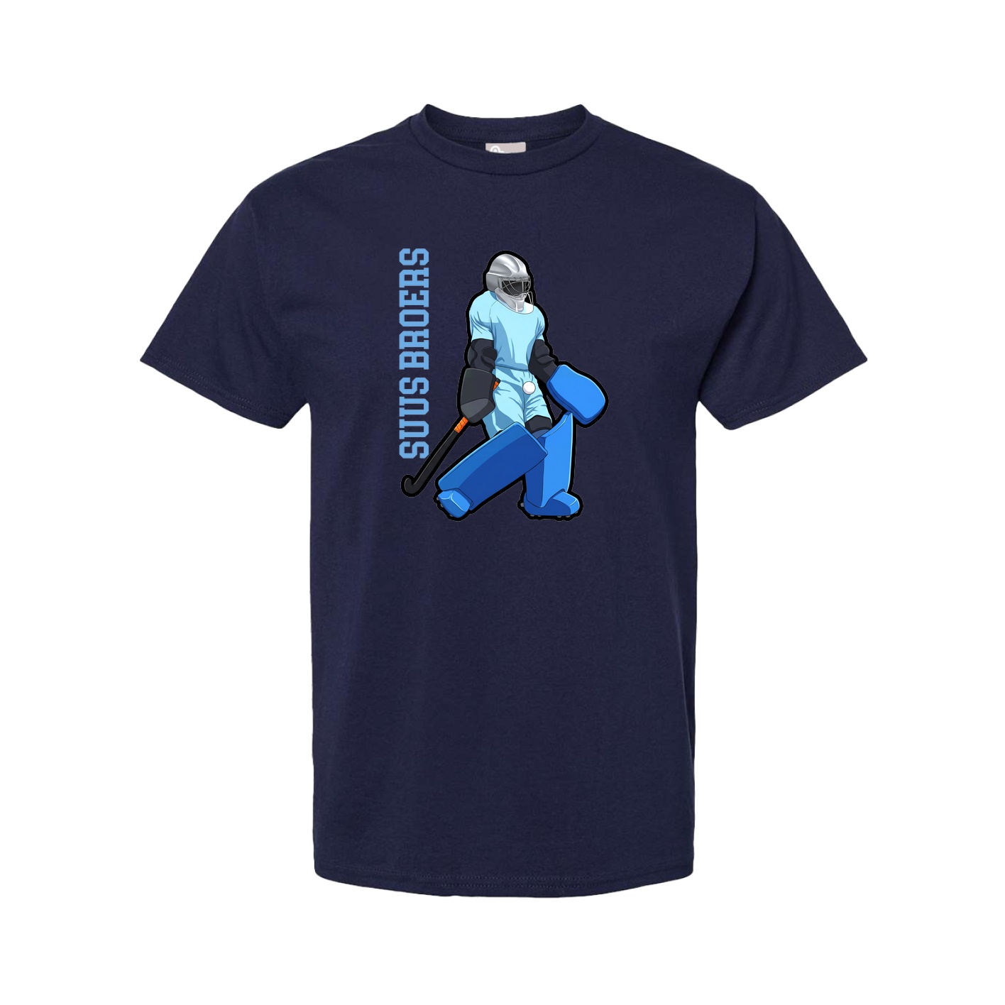 Youth Tee — Name Vertical in Navy