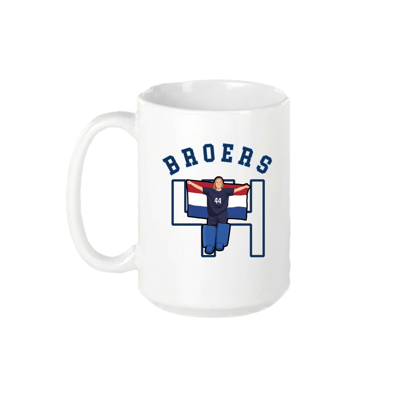 15oz Coffee Mug — Shirsey Arch in White