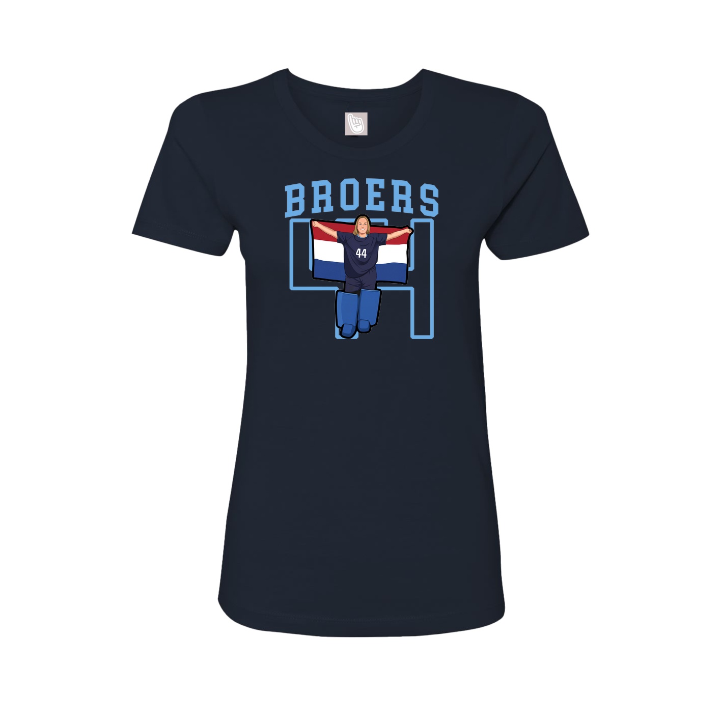 Fitted Women's Tee — Shirsey in Navy