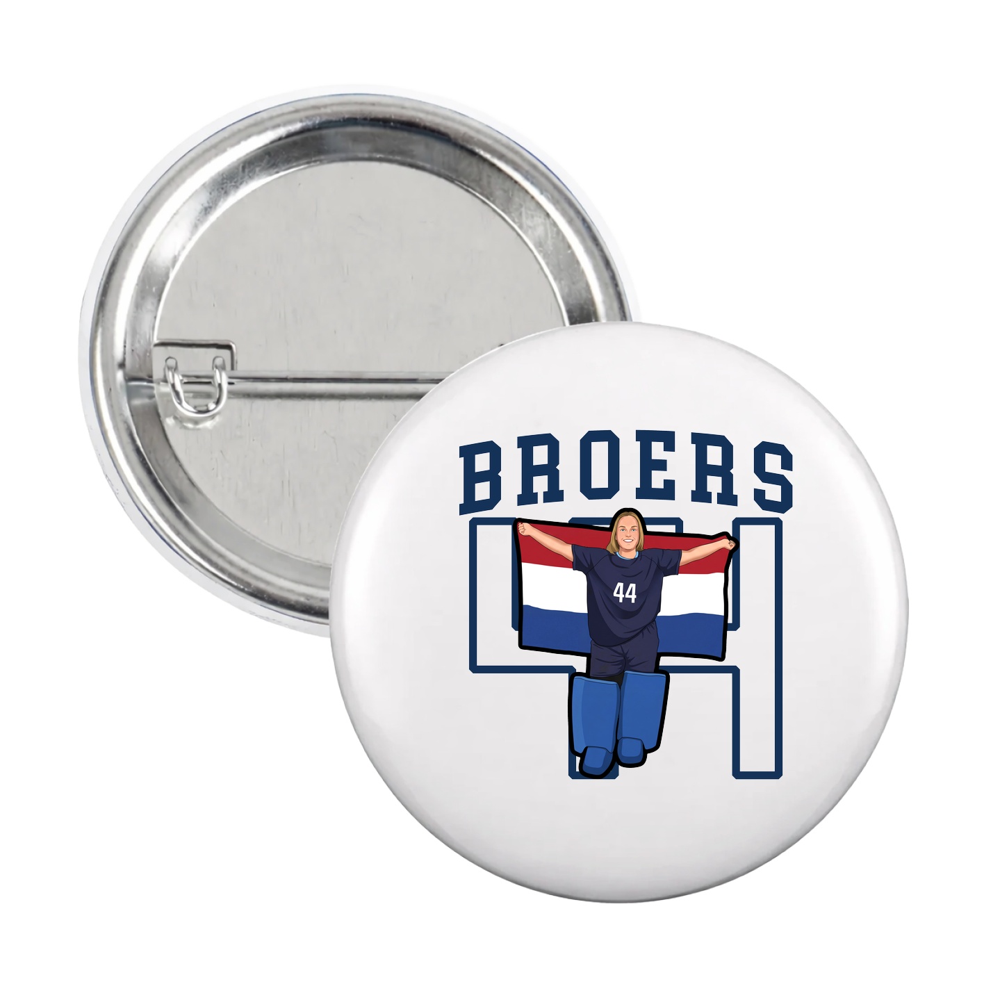 Game Day Button — Shirsey in White