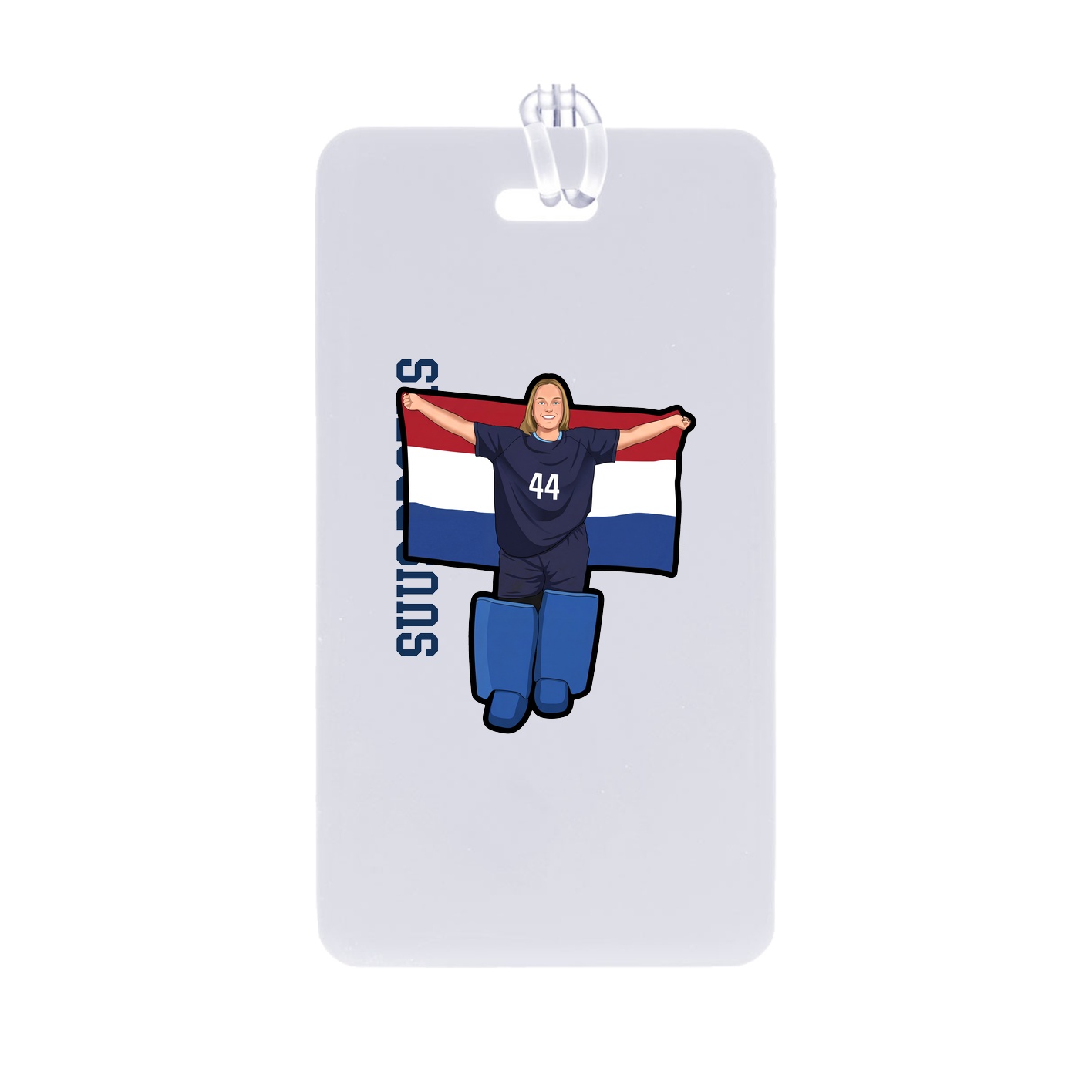 Bag Tag — Name Vertical in Classic