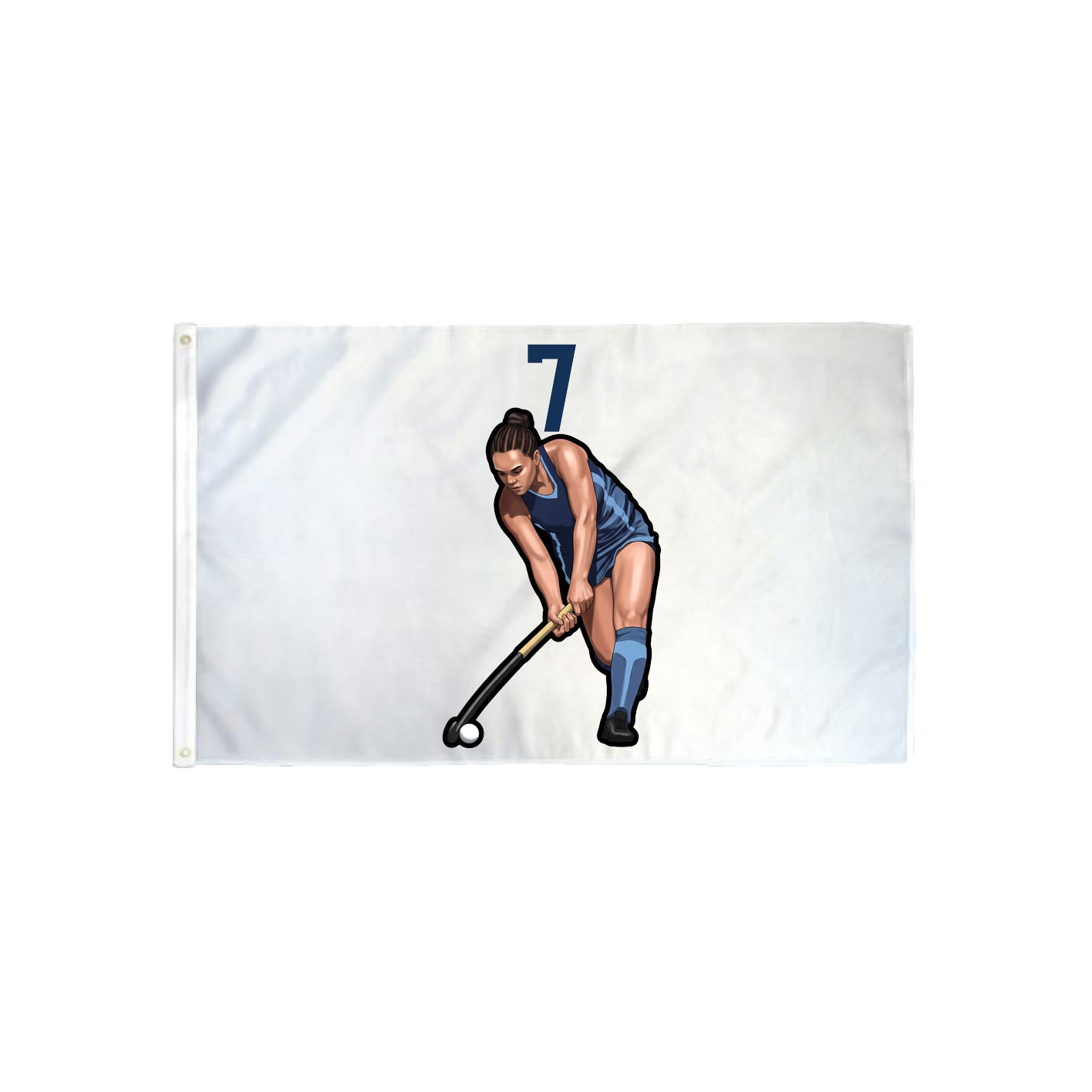 3x5 Flag — Number Top in Classic