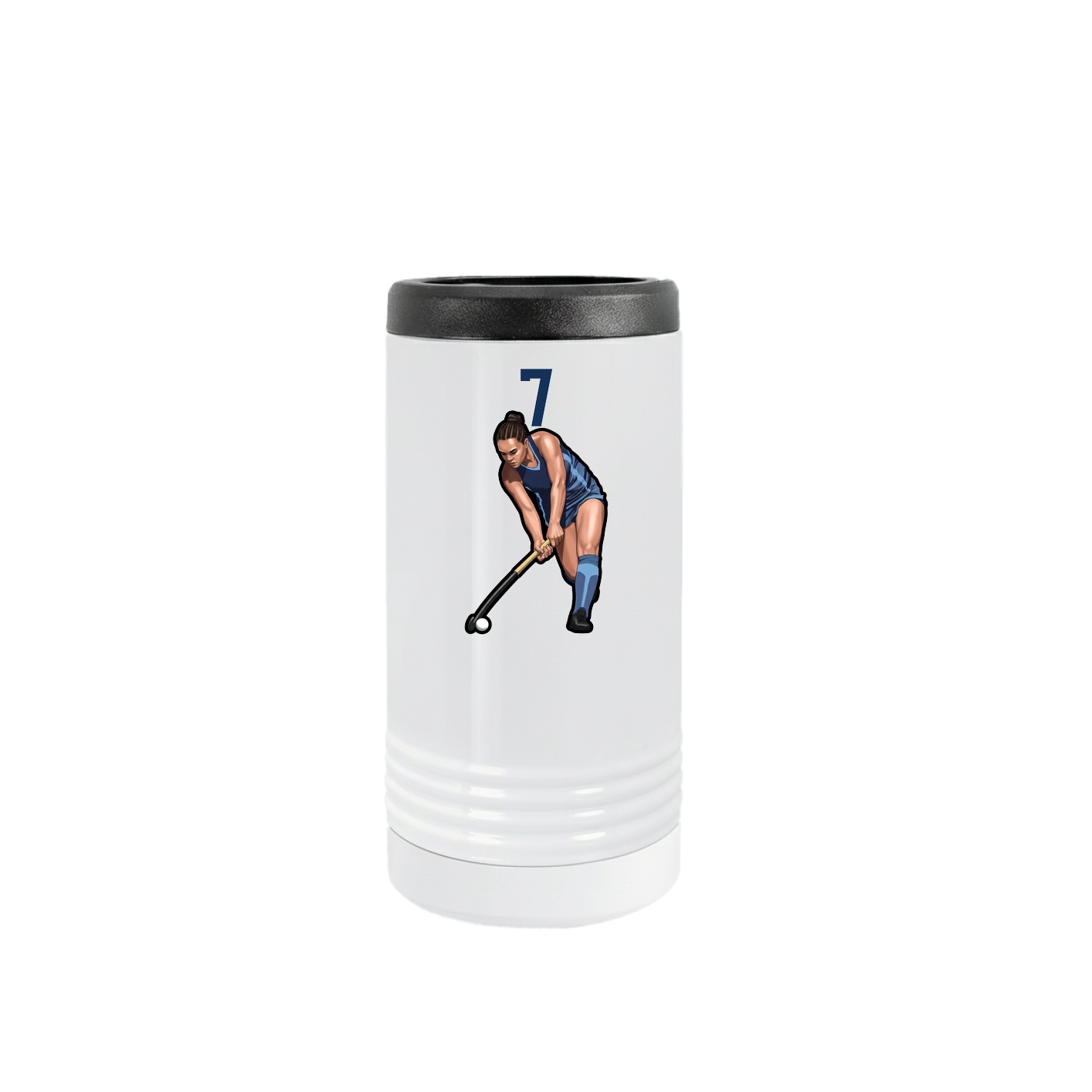 Slim Beverage Holder — Number Top in White