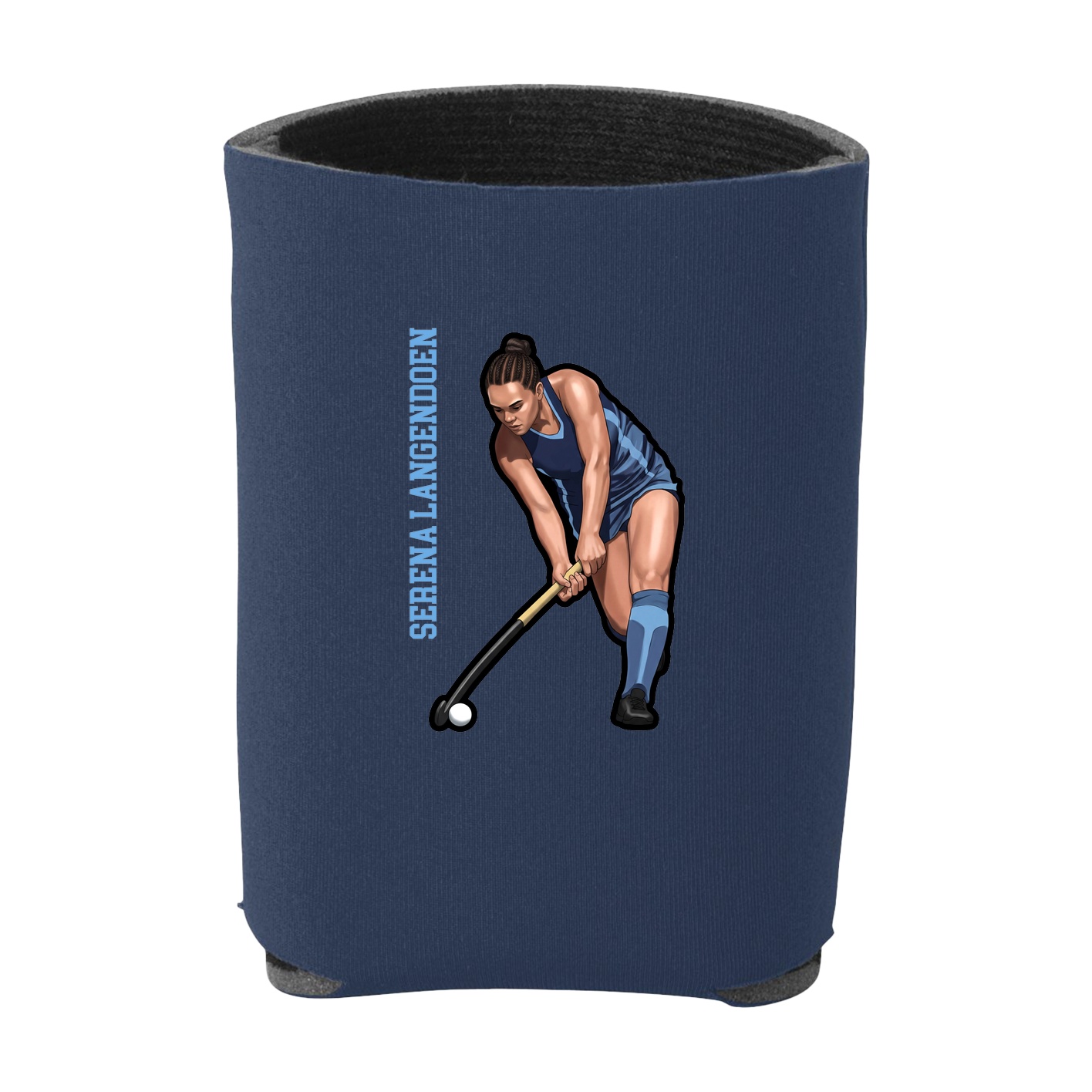 Can Holder — Name Vertical in Navy