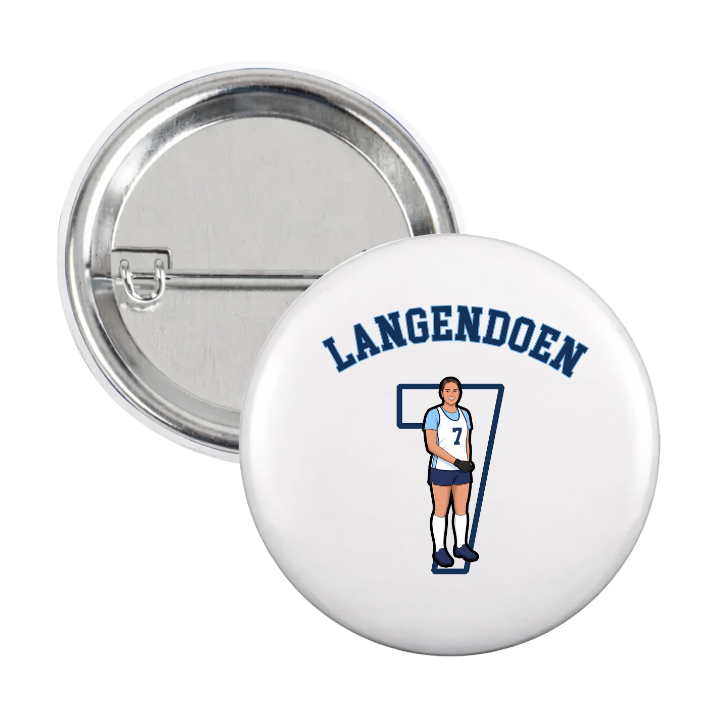 Game Day Button — Shirsey Arch in White