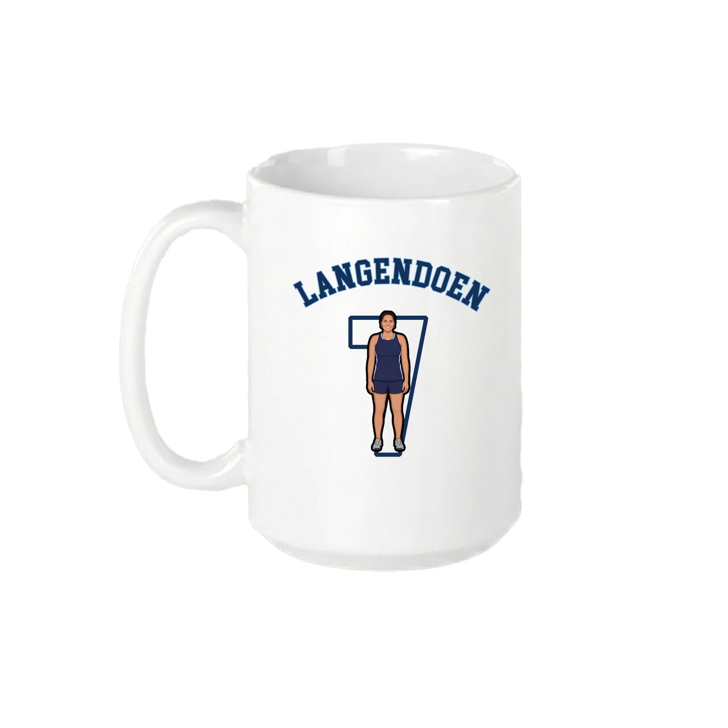 15oz Coffee Mug — Shirsey Arch in White