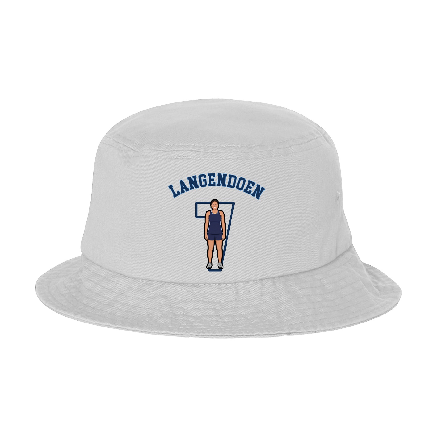 Bucket Cap — Shirsey Arch in White