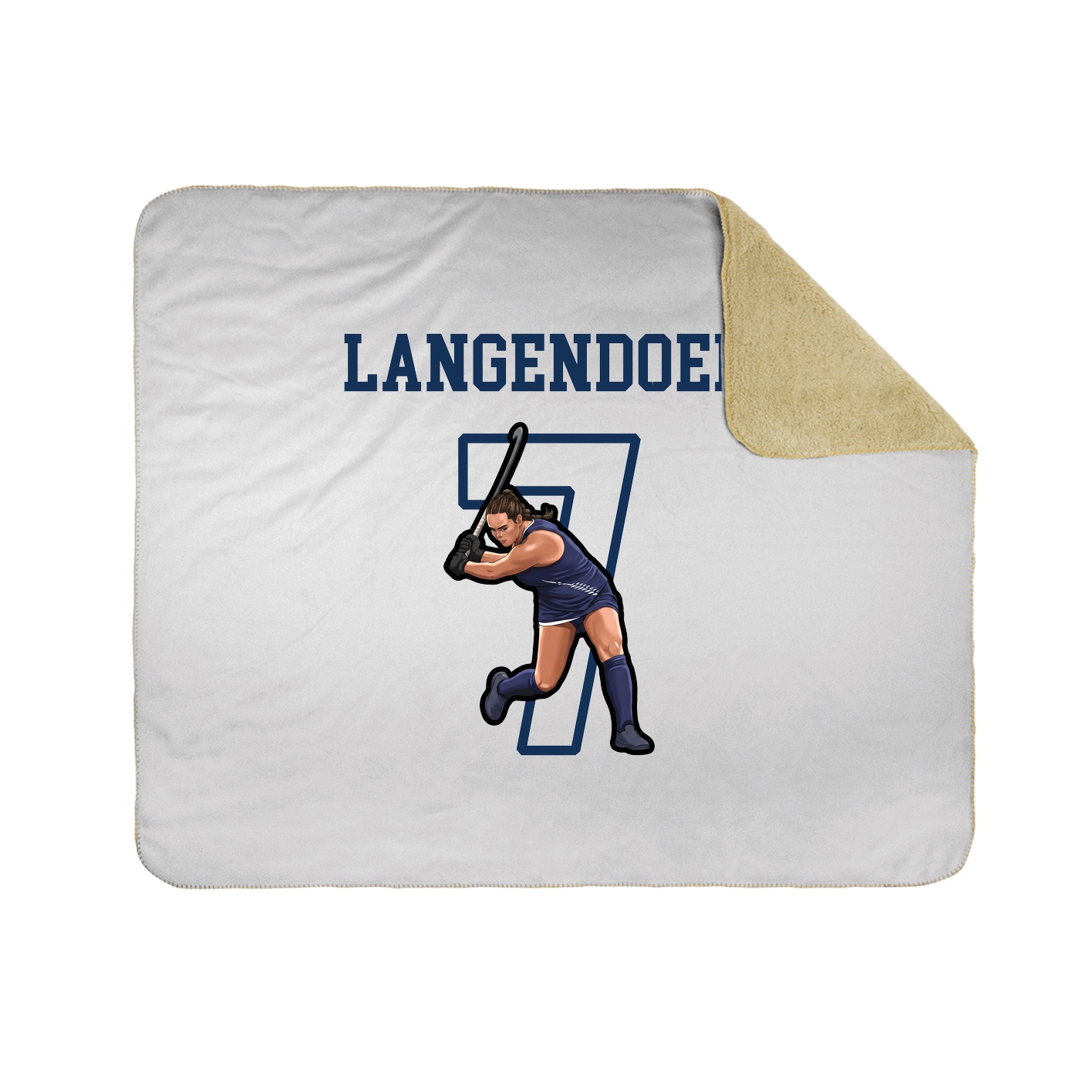 Throw Blanket — Shirsey in White