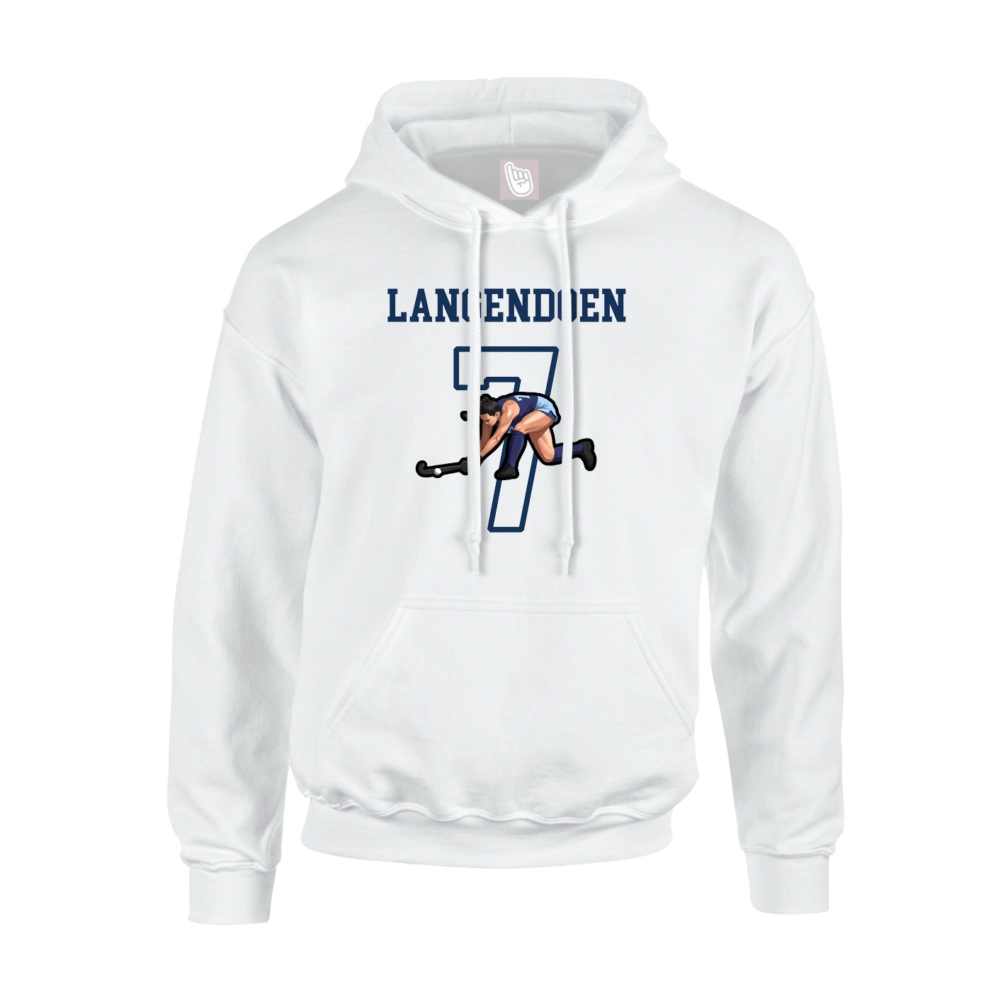 Hoodie — Shirsey in White