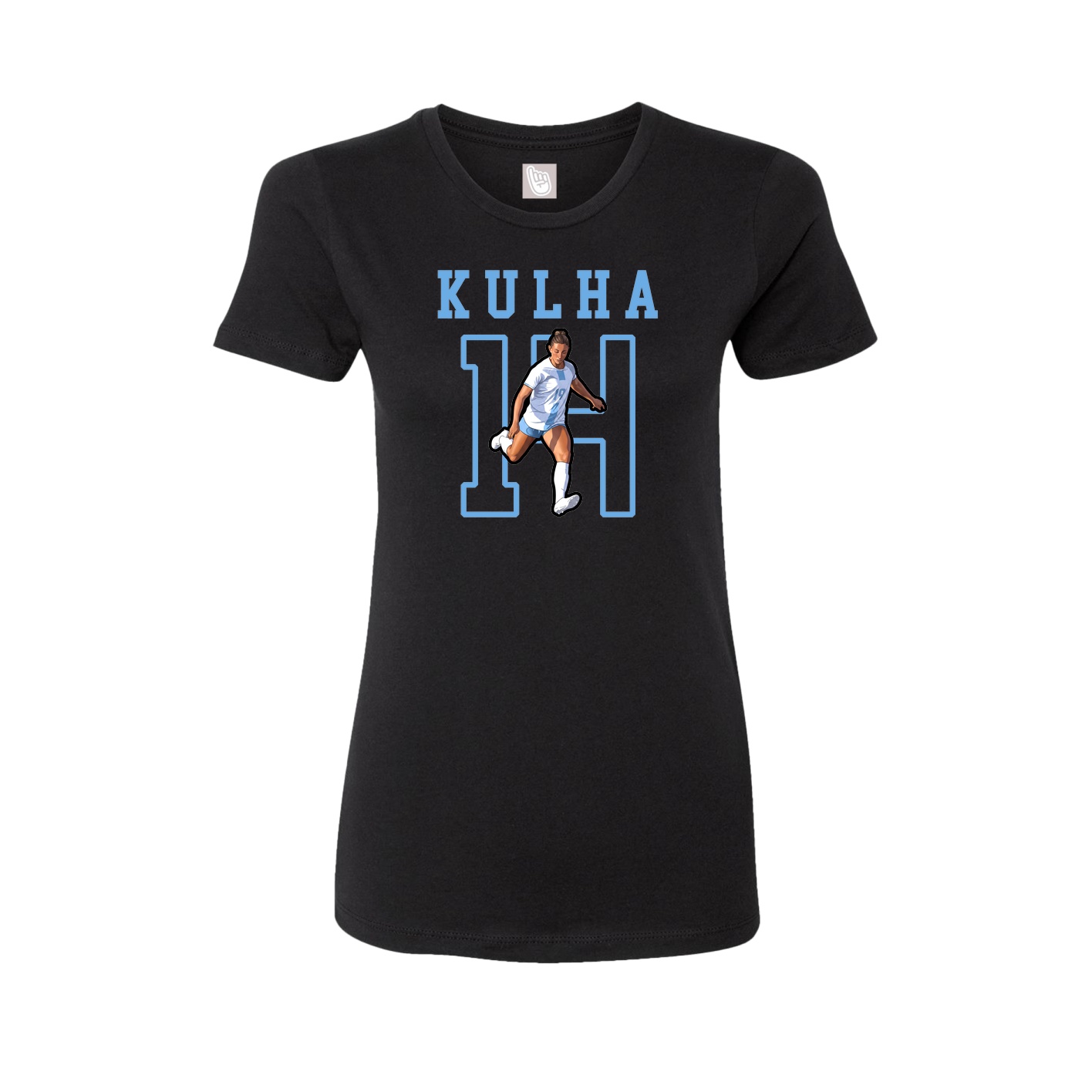 Fitted Women's Tee — Shirsey in Black