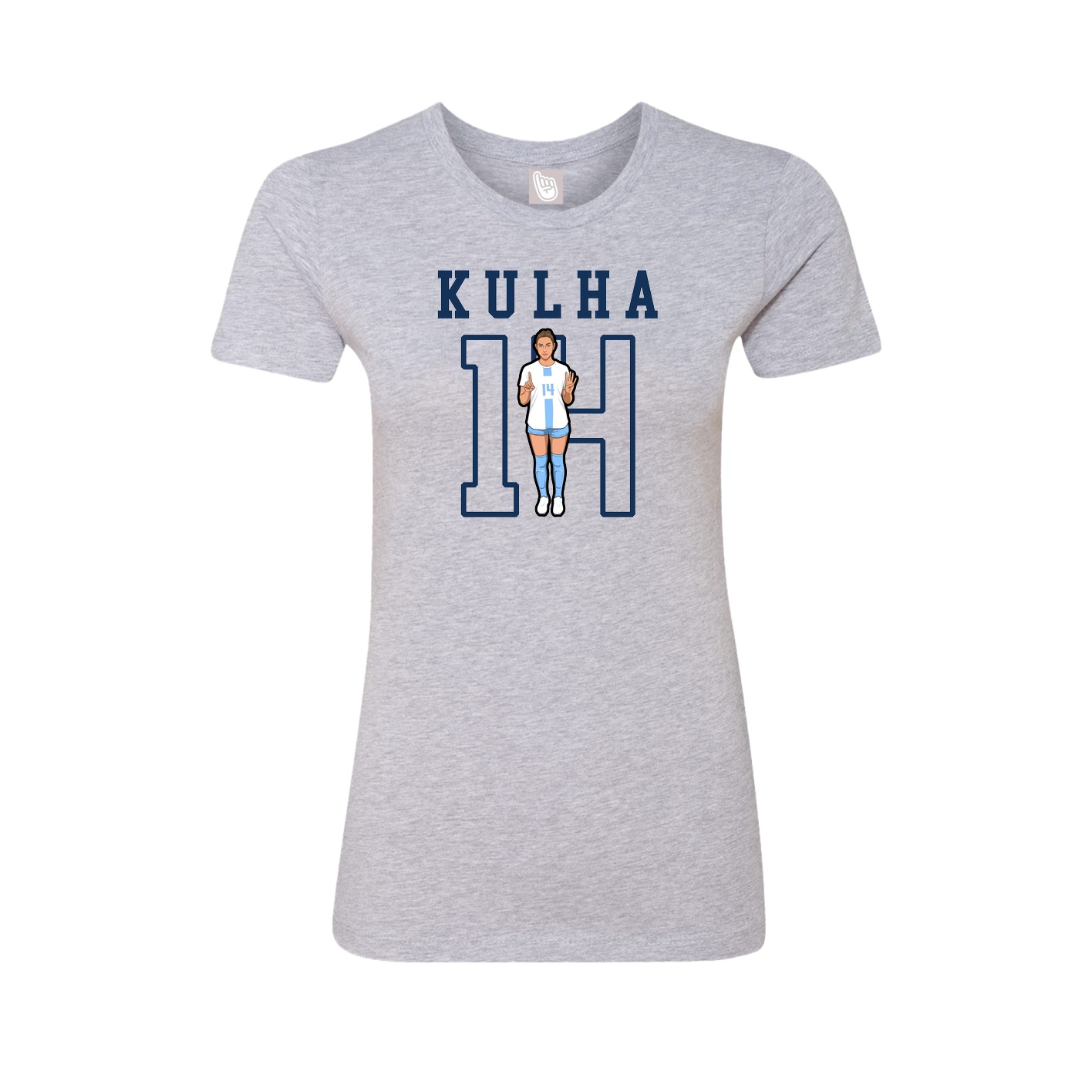 Fitted Women's Tee — Shirsey in Grey
