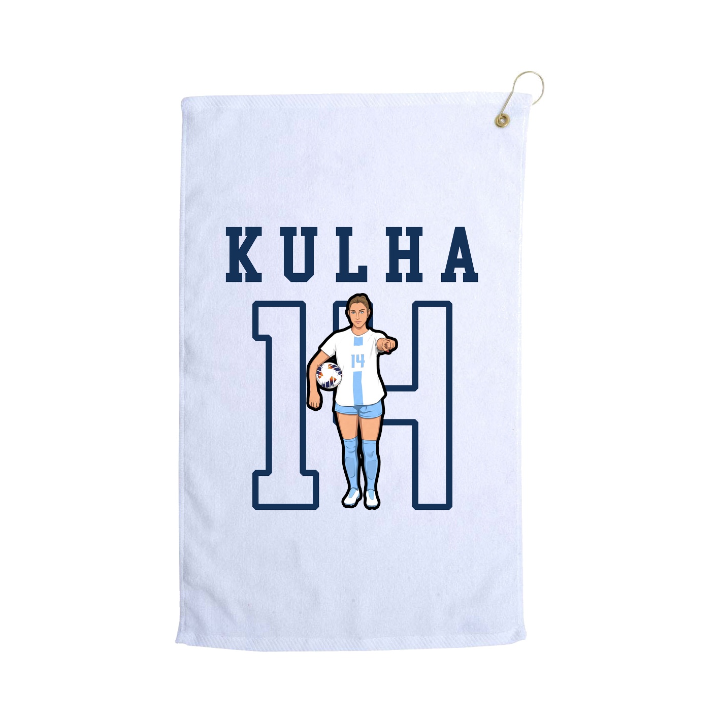 Golf Towel — Shirsey in White