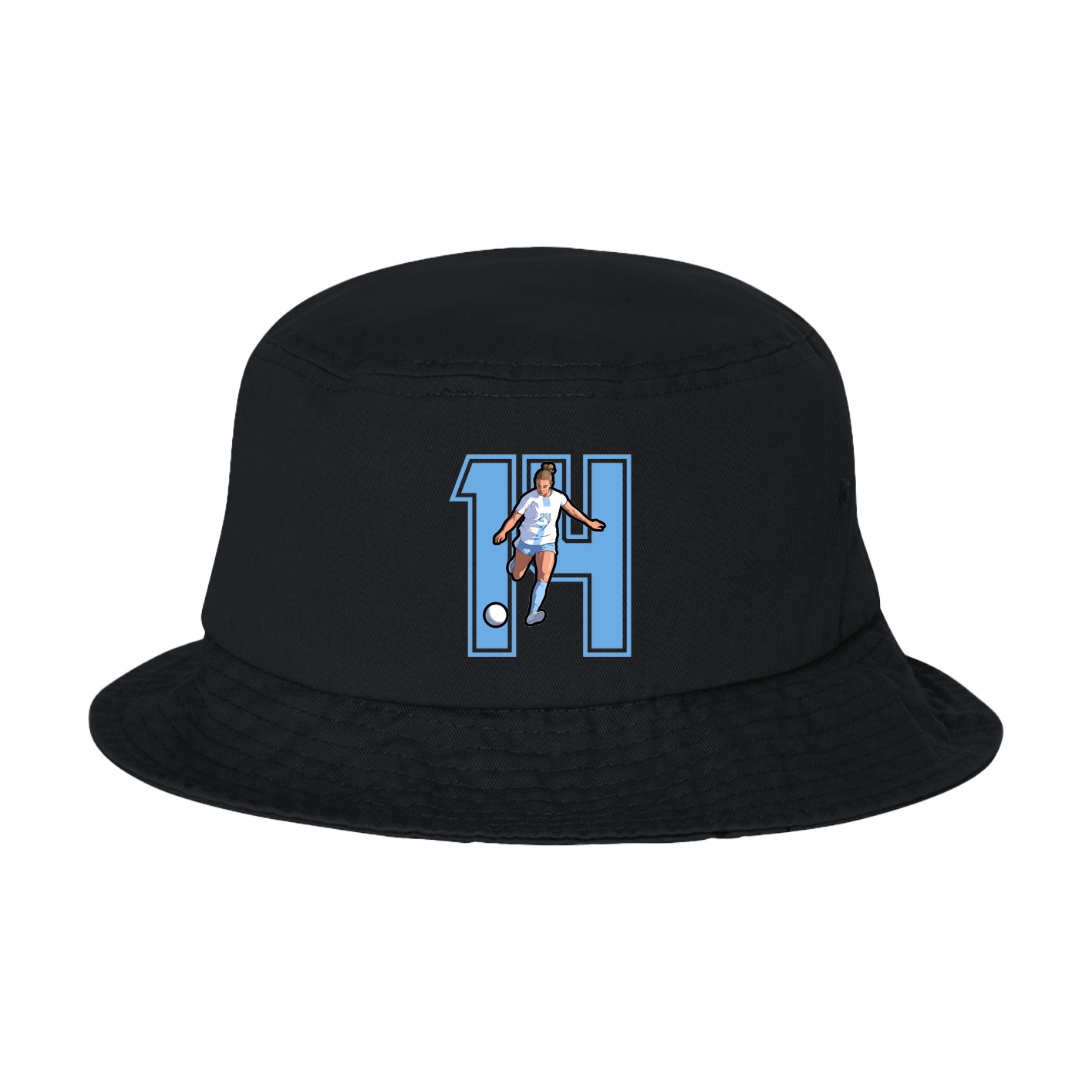 Bucket Cap — Number in Black