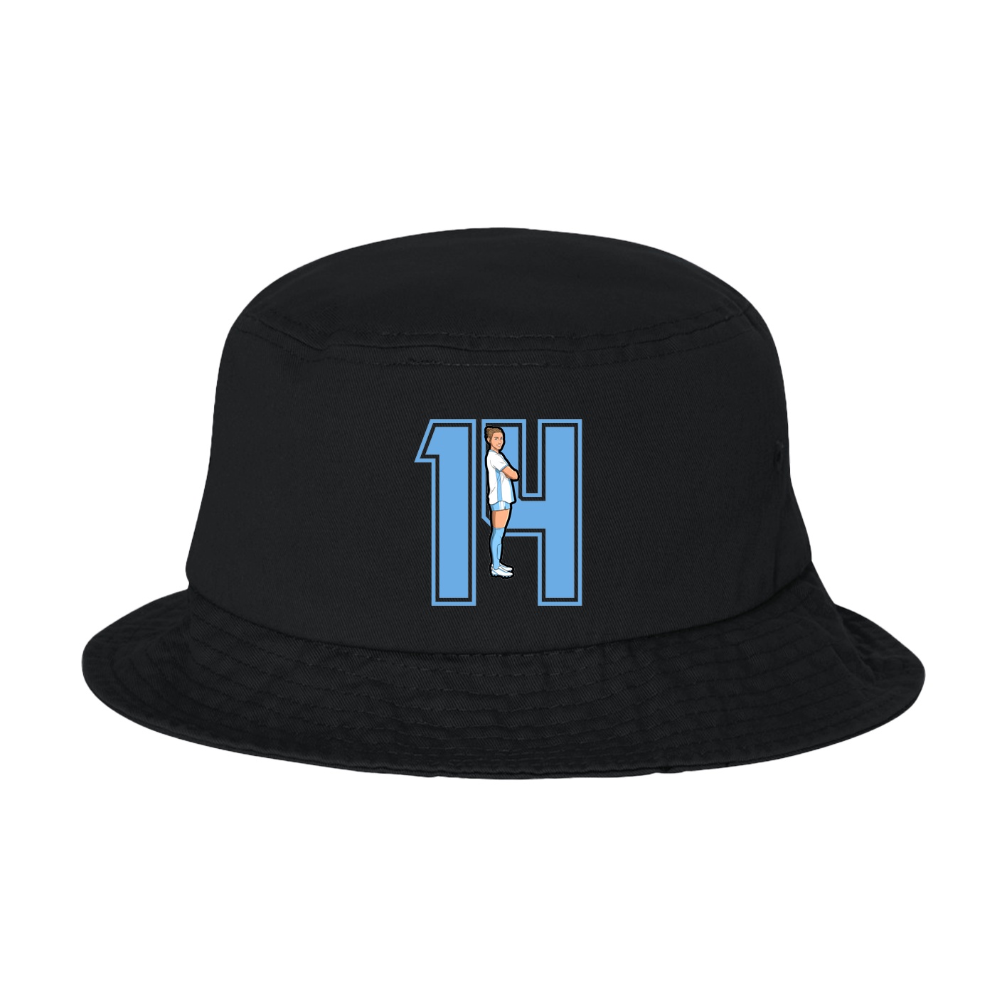 Bucket Cap — Number in Black