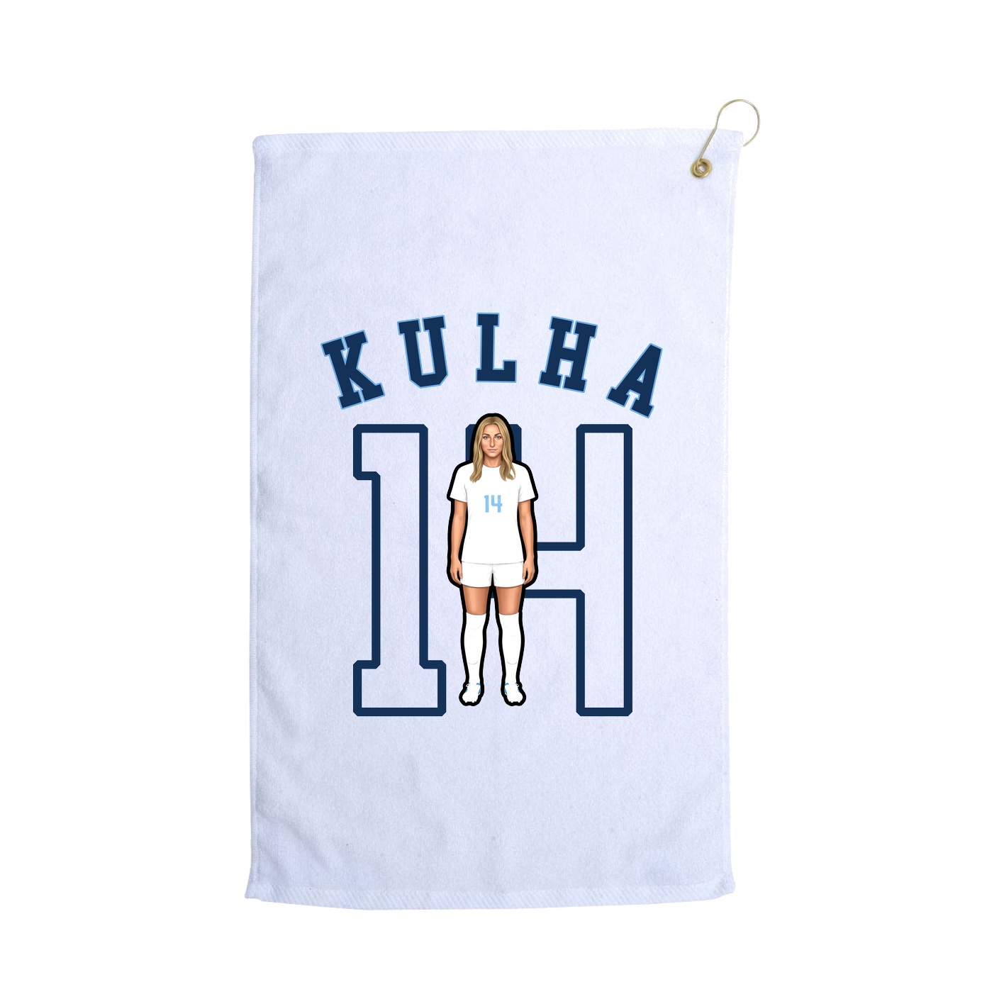 Golf Towel — Shirsey Arch in White