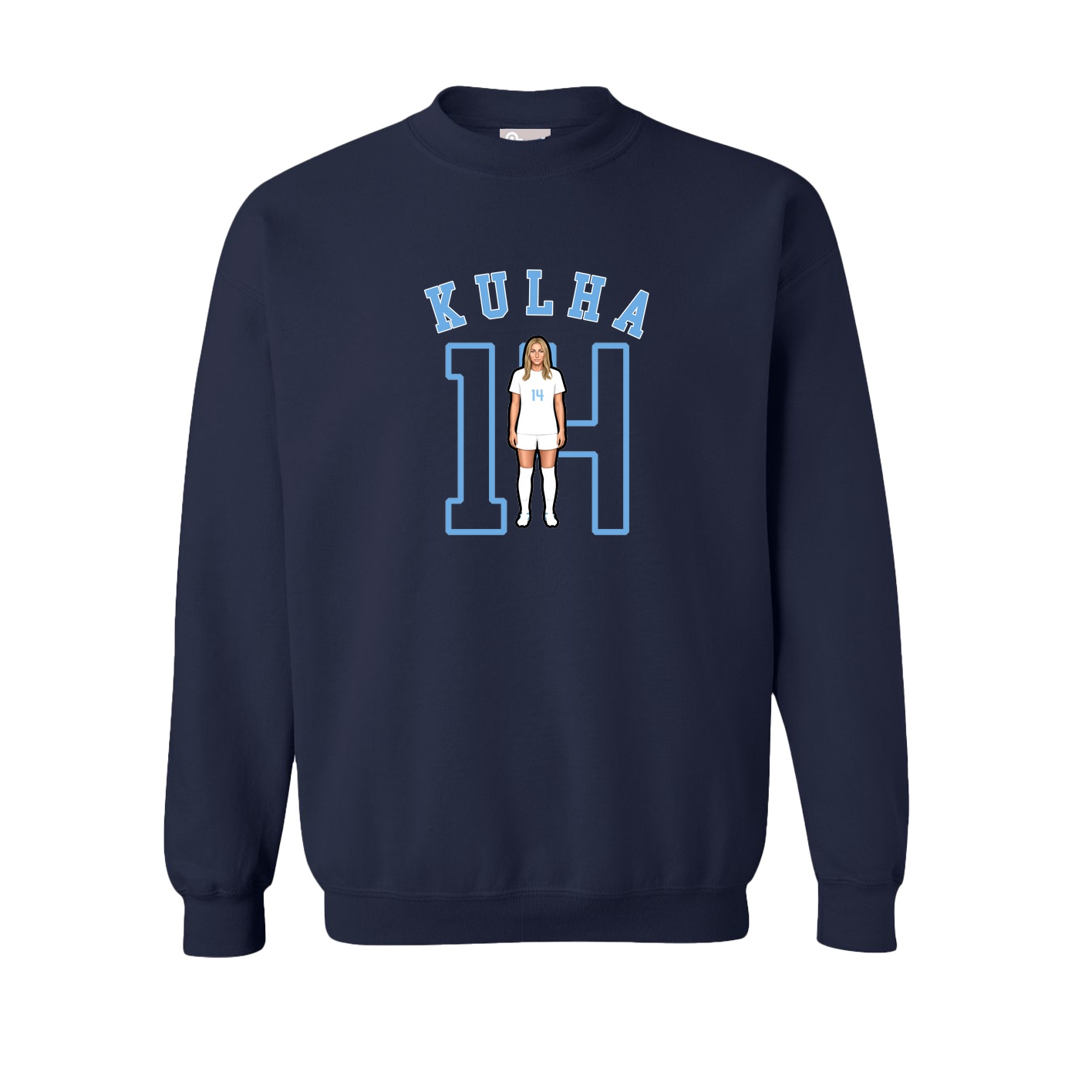 Fleece Crew — Shirsey Arch in Navy