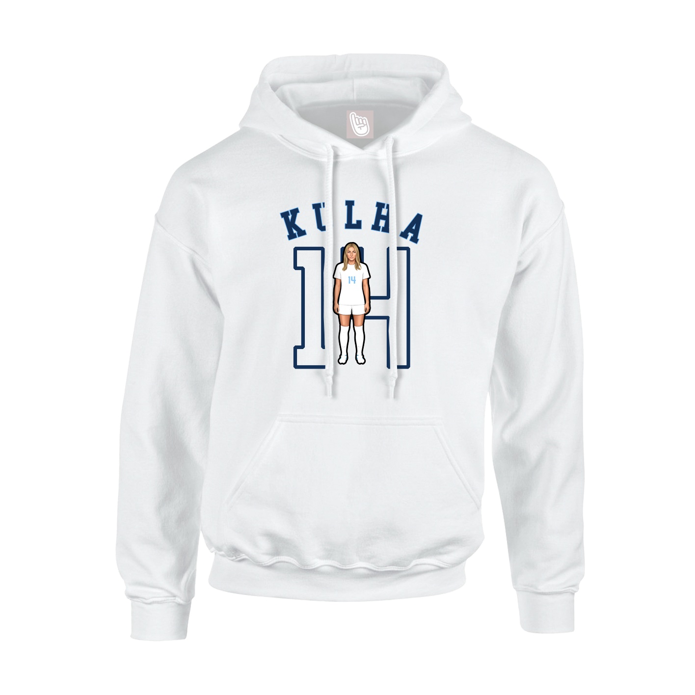 Youth Hoodie — Shirsey Arch in White