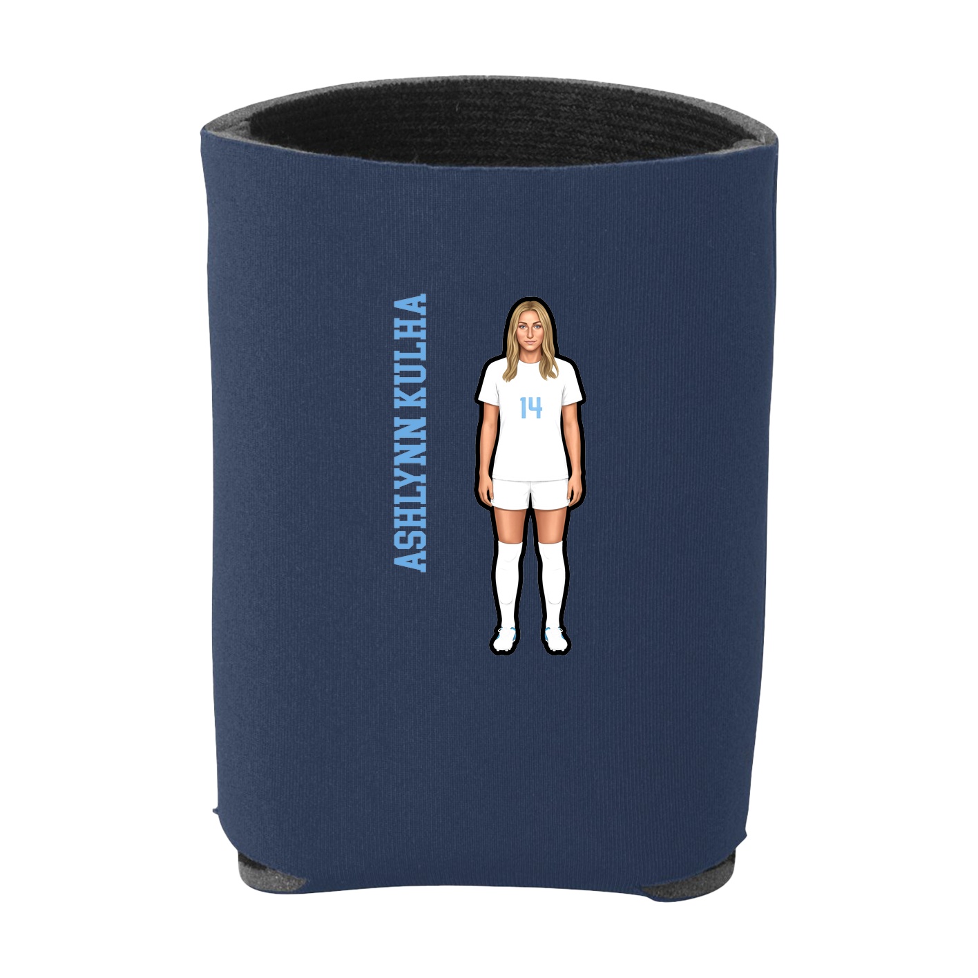 Can Holder — Name Vertical in Navy