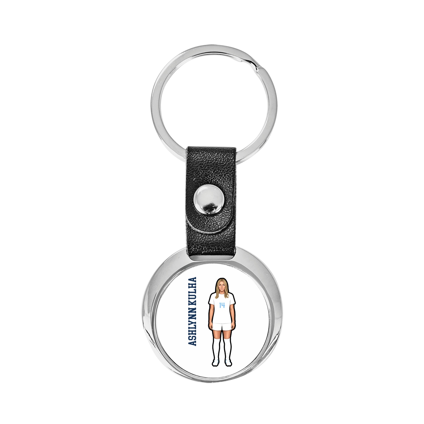 Key Chain — Name Vertical in Classic