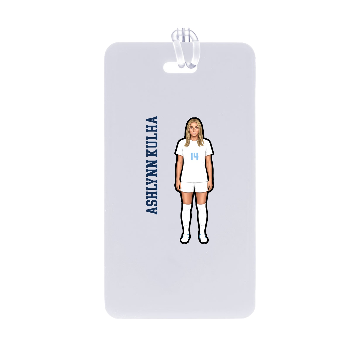 Bag Tag — Name Vertical in Classic