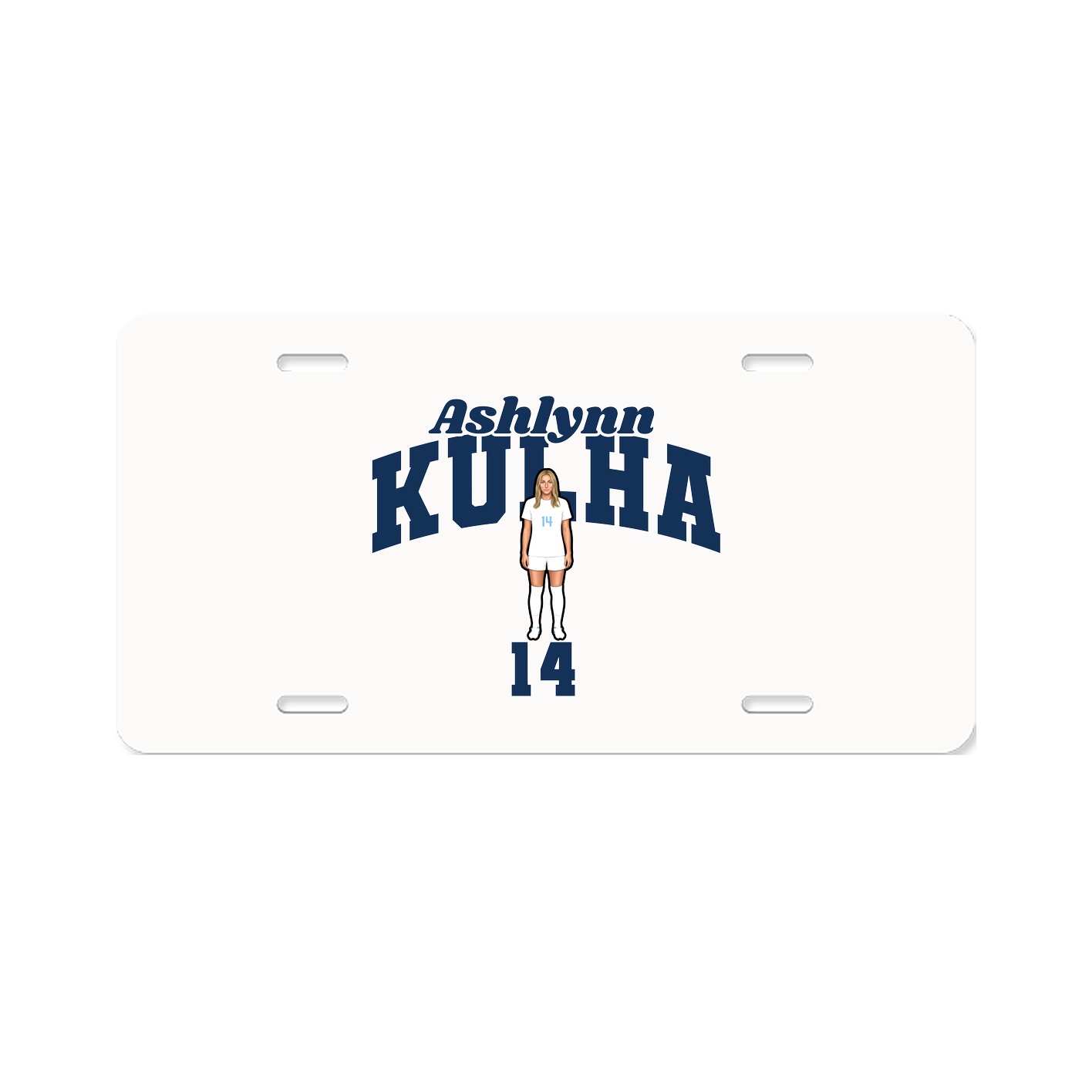 License Plate — Signature Arch in Classic