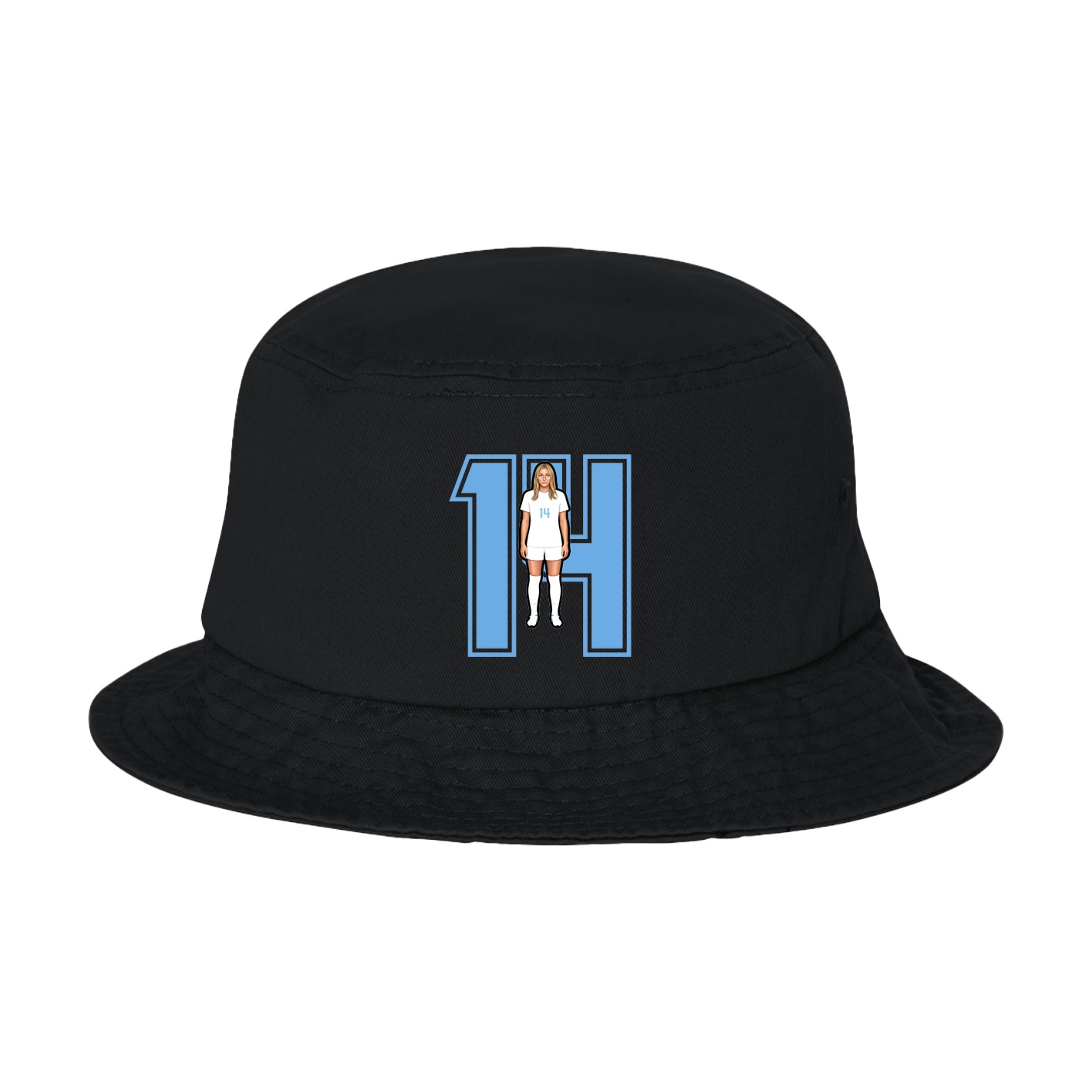 Bucket Cap — Number in Black