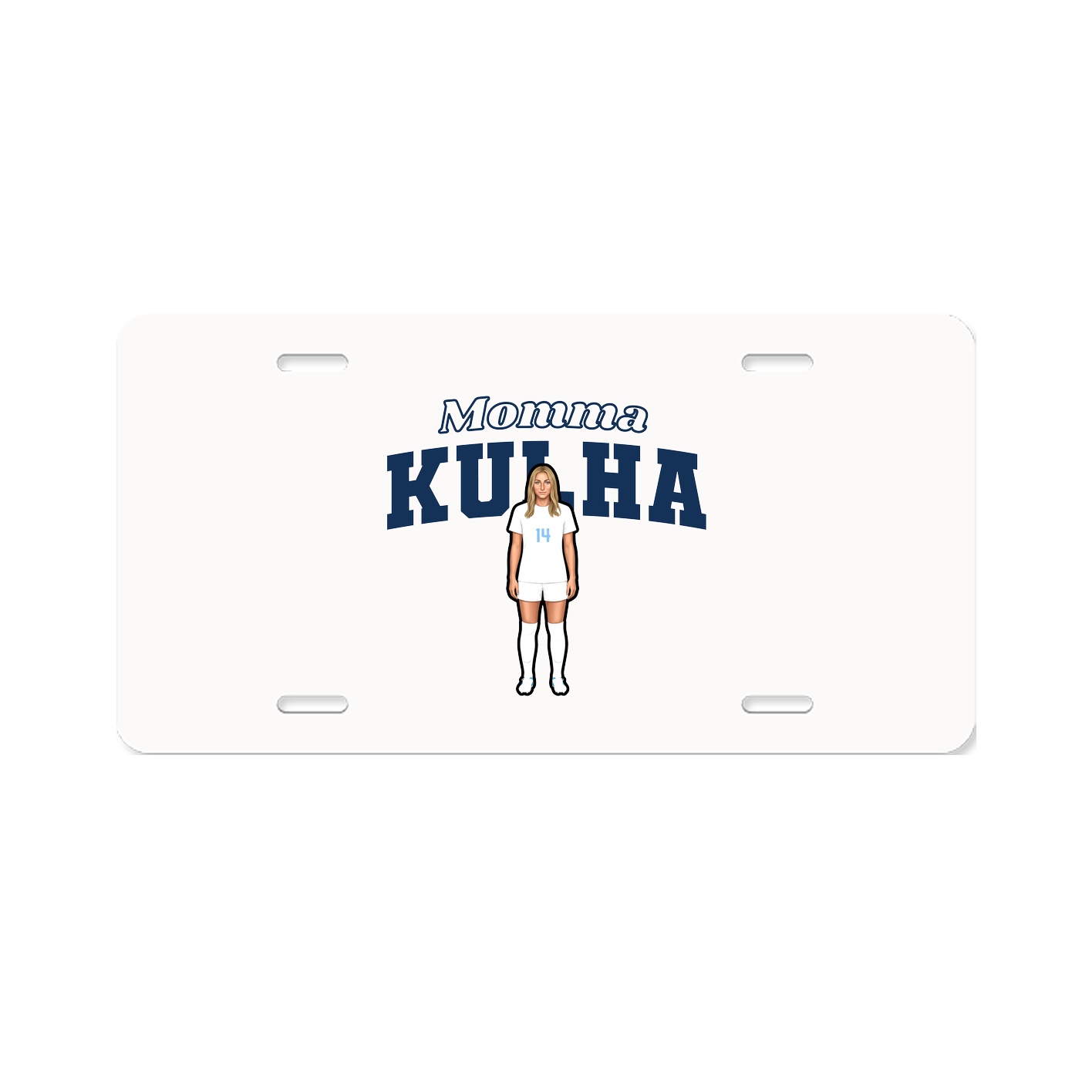 License Plate — Mothers Day Block in Classic