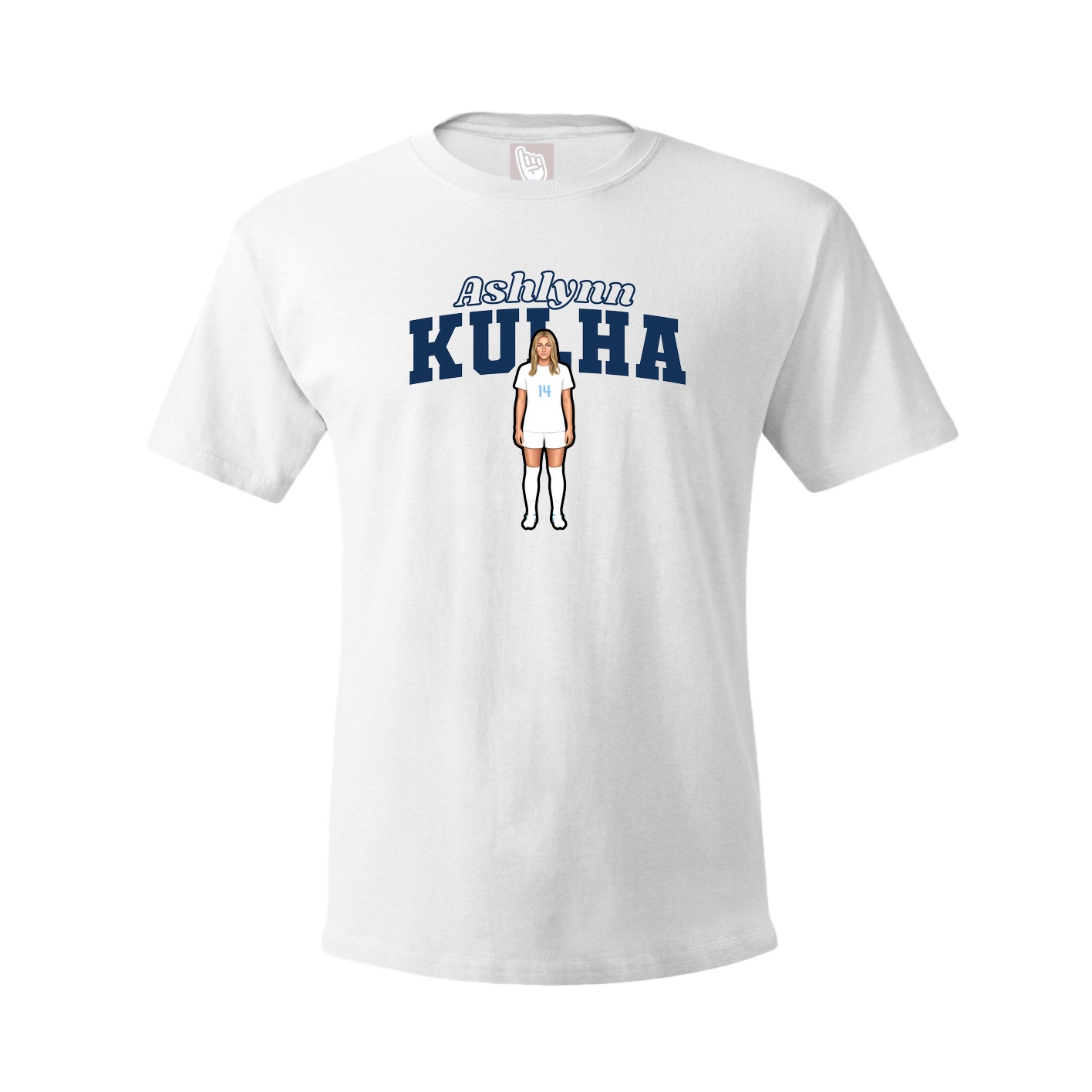 Tee — Name Arch in White