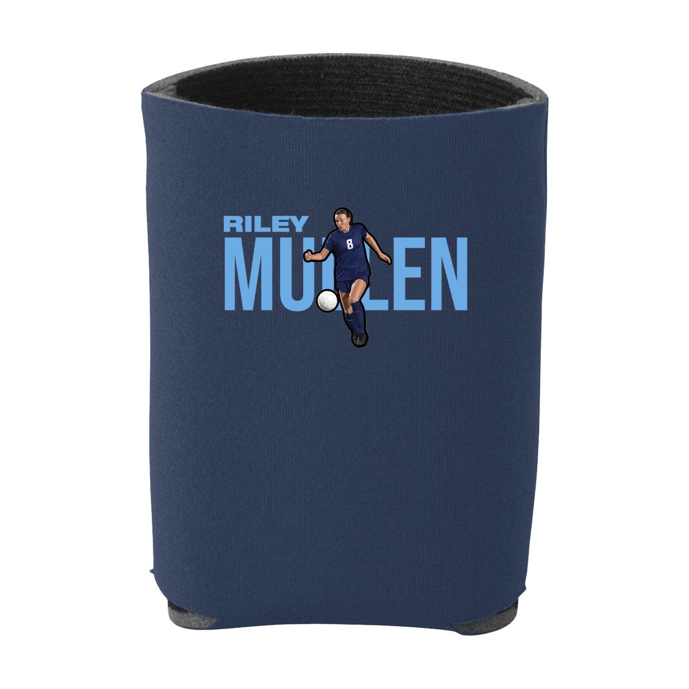 Can Holder — Player Name in Navy
