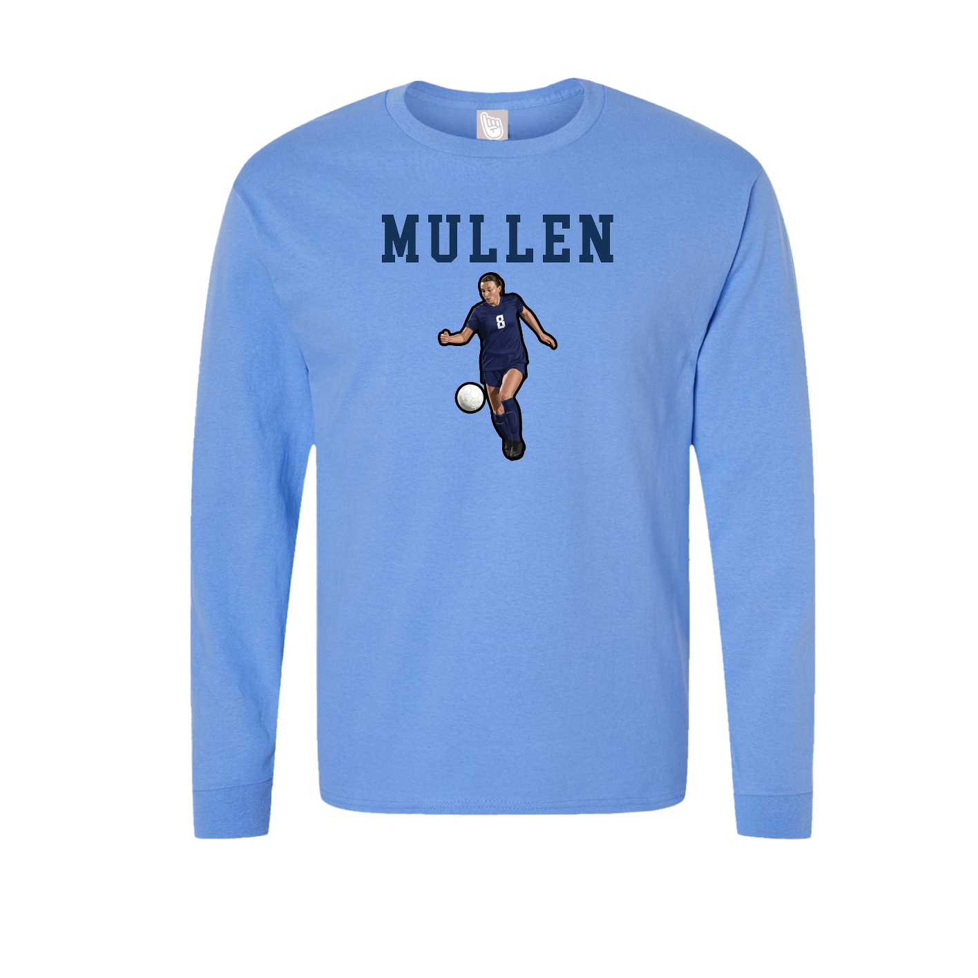 Long Sleeve Tee — Shirsey in Powder Blue