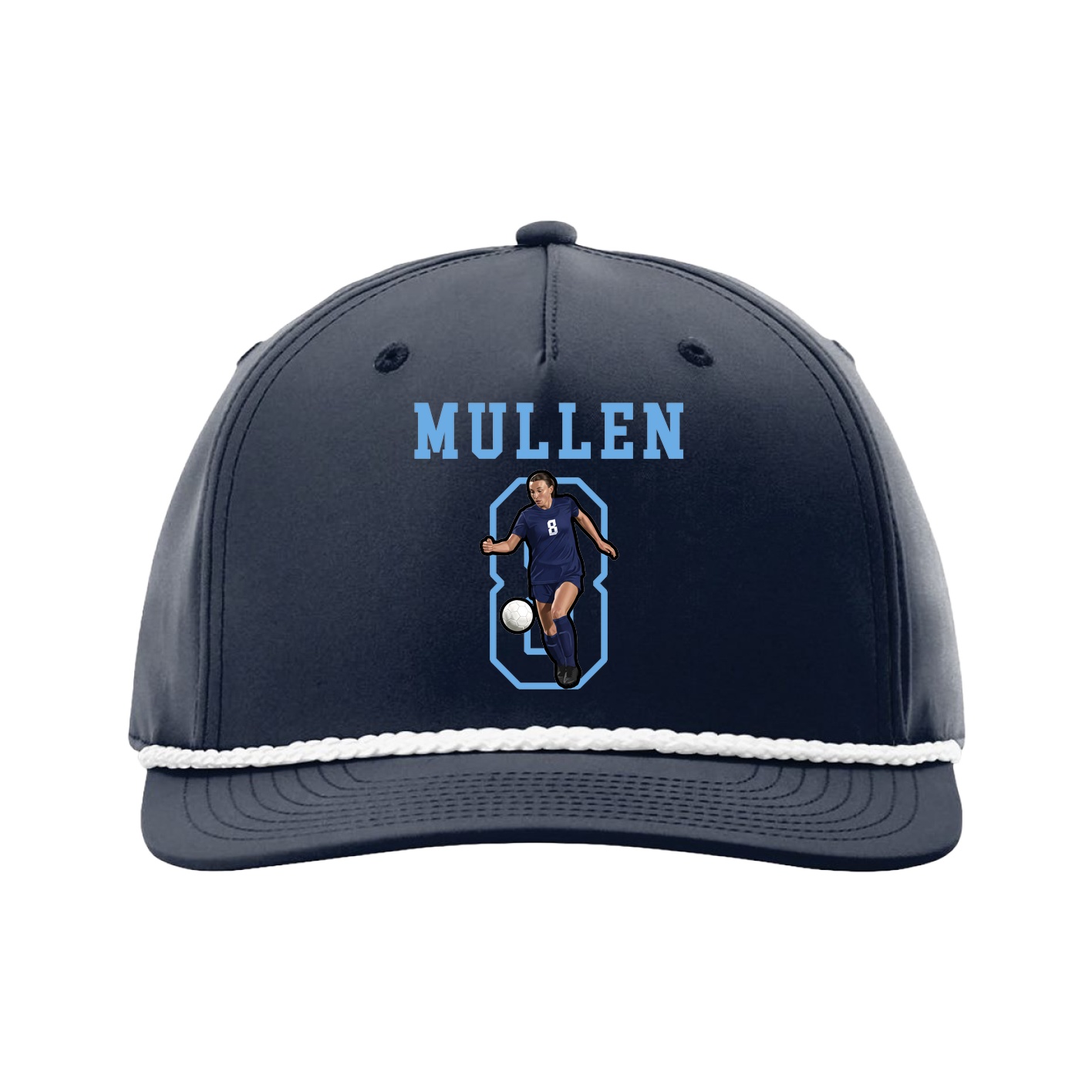 Five-Panel Classic Rope Cap — Shirsey in Navy