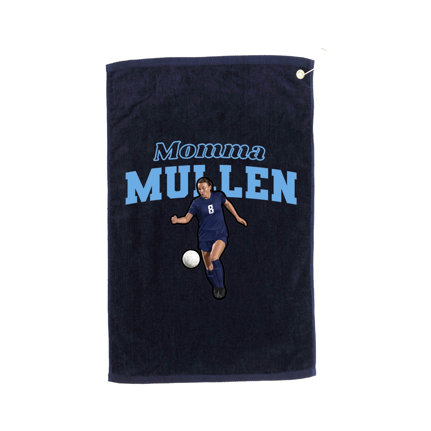 Golf Towel — Mothers Day Block in Navy