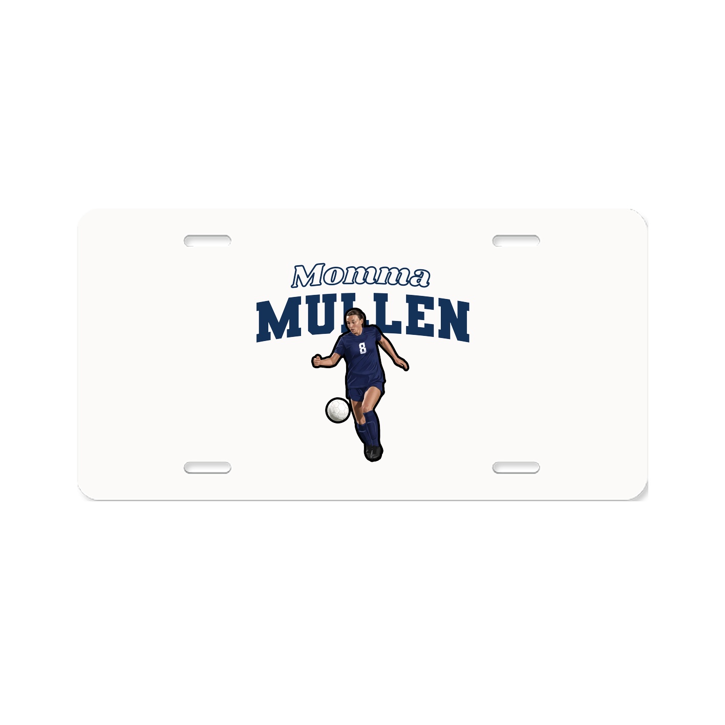 License Plate — Mothers Day Block in Classic