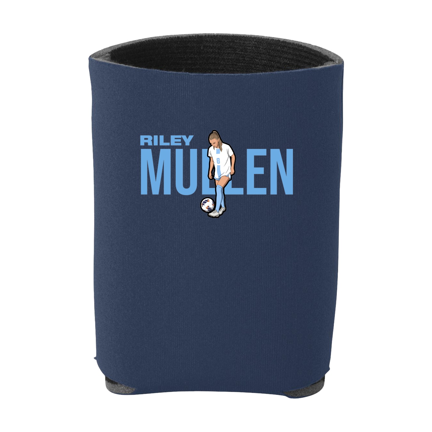 Can Holder — Player Name in Navy