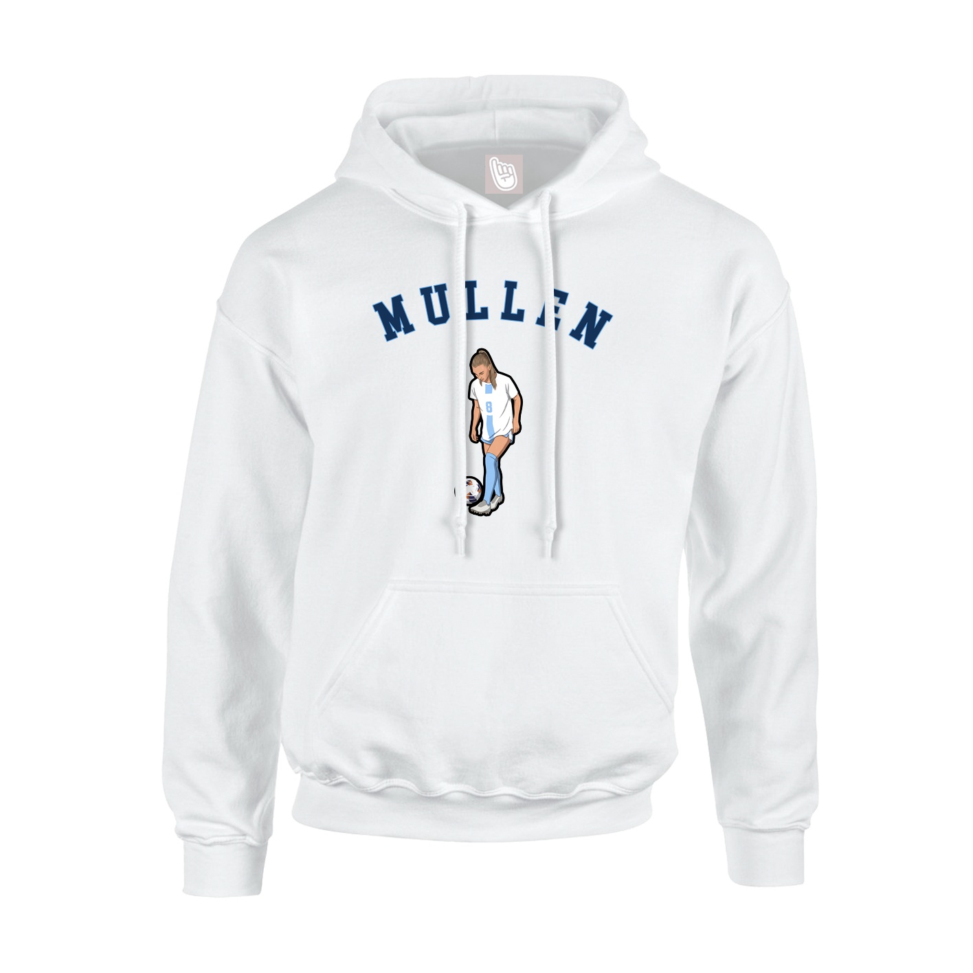 Youth Hoodie — Shirsey Arch in White