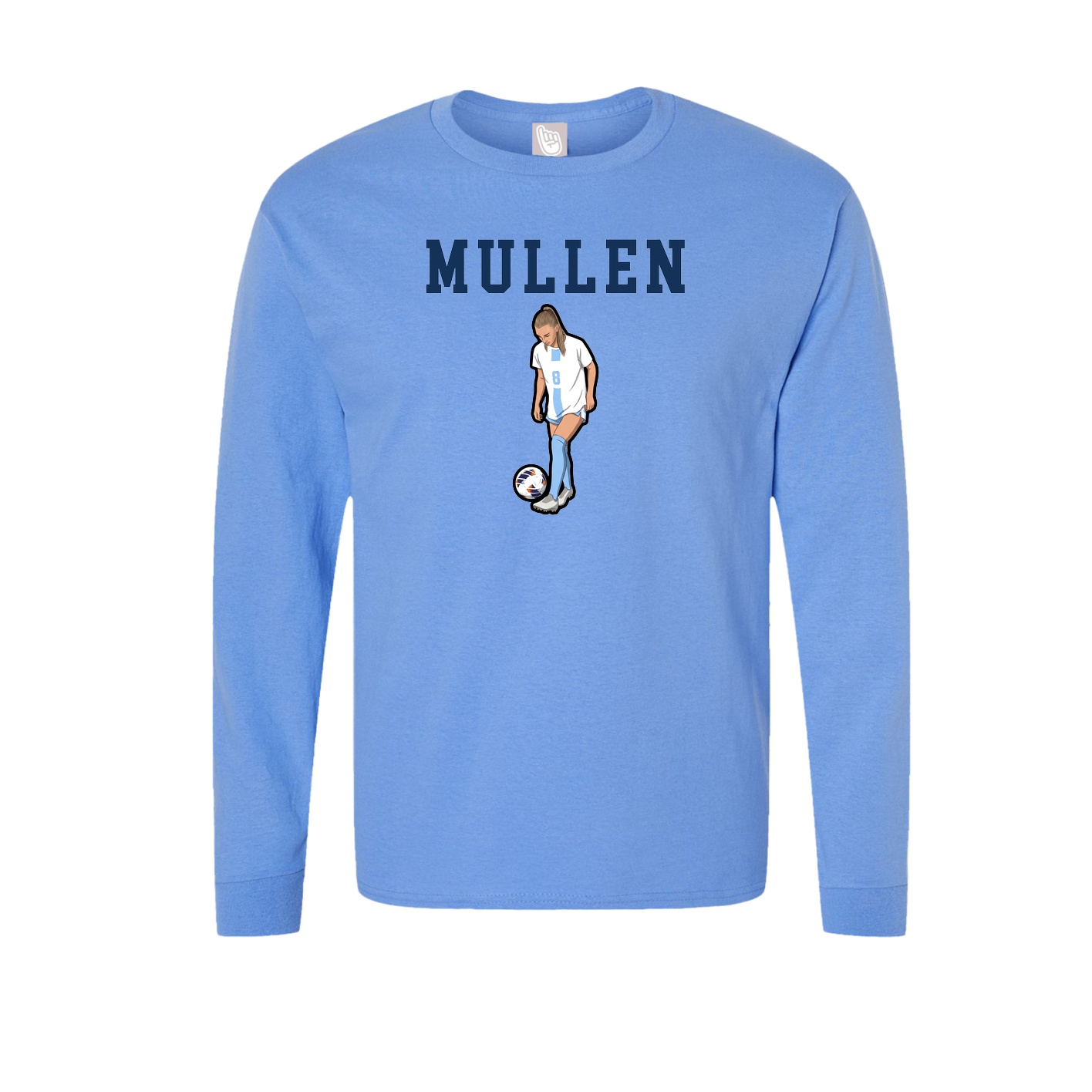 Long Sleeve Tee — Shirsey in Powder Blue