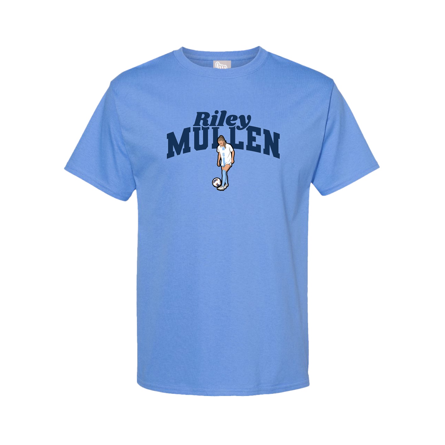Tee — Signature Arch in Powder Blue