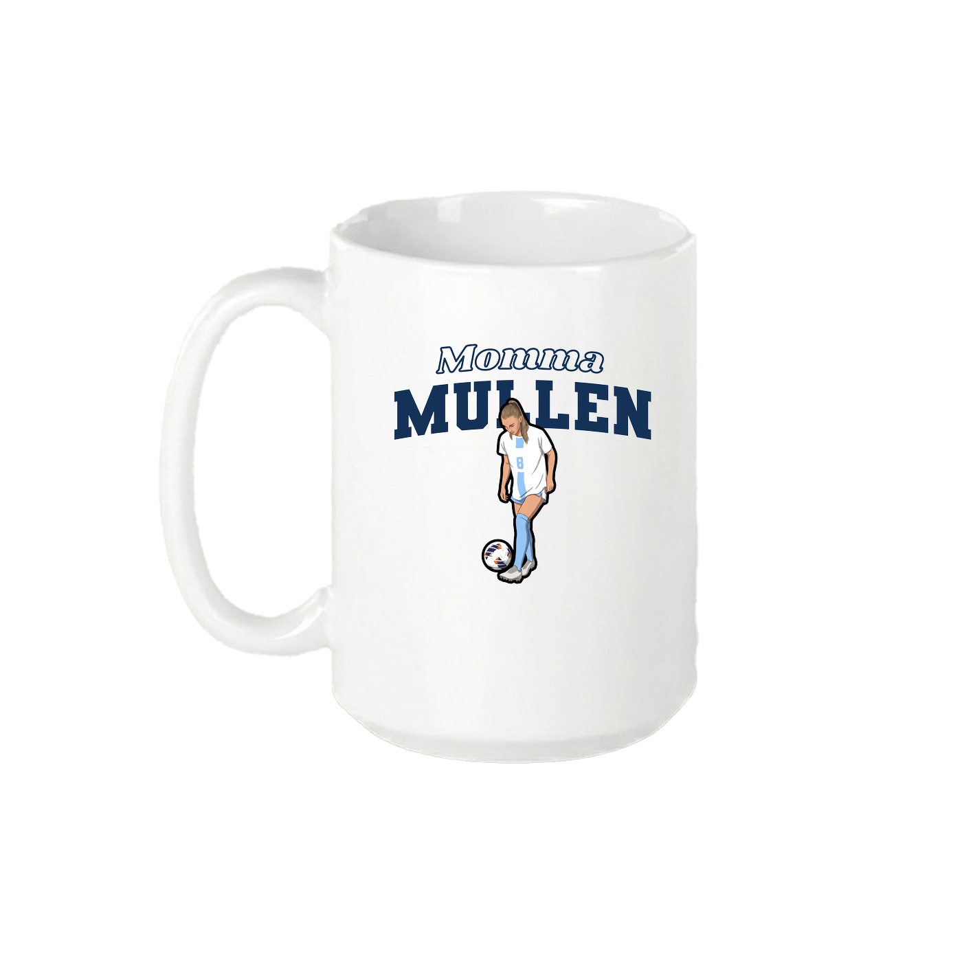 15oz Coffee Mug — Mothers Day Block in White