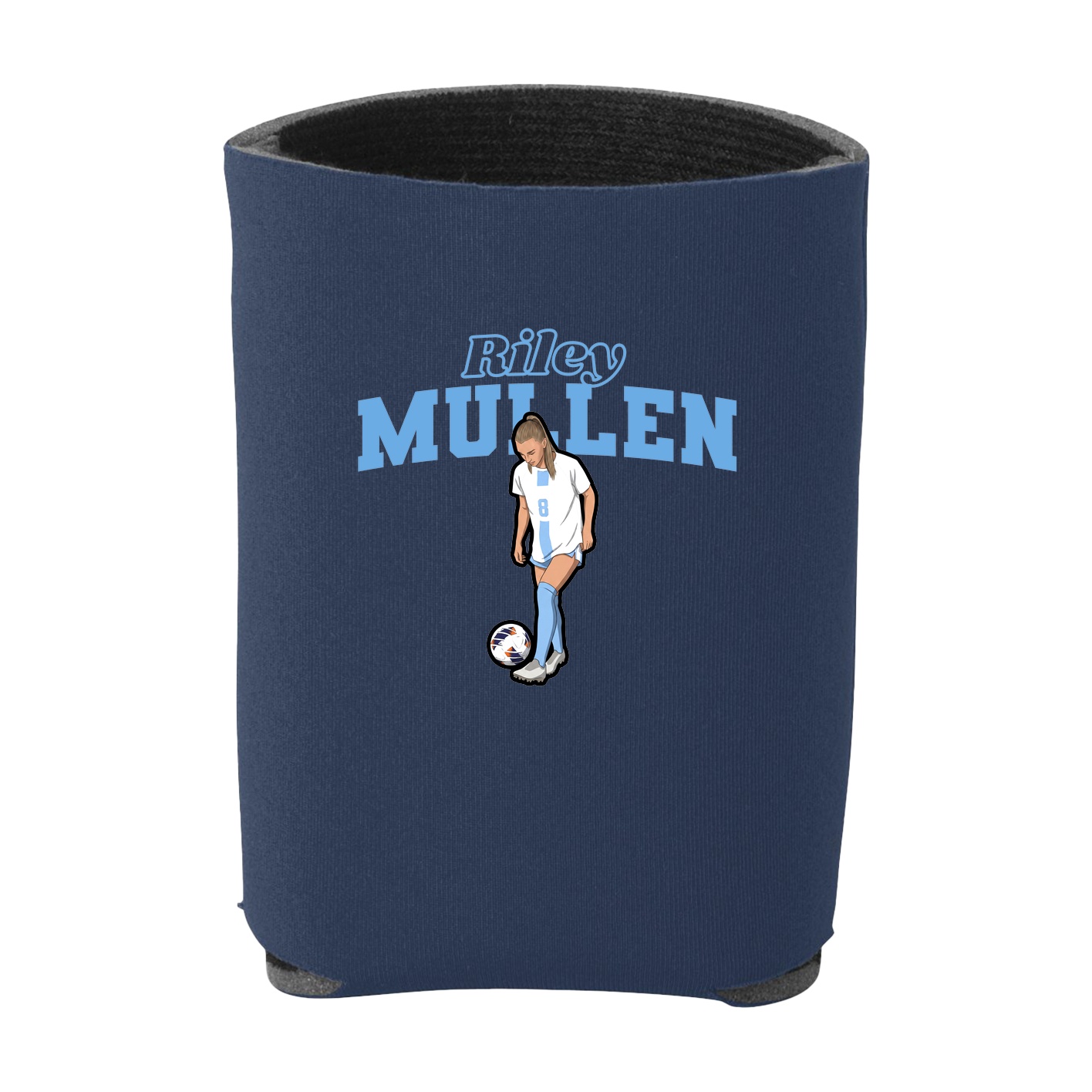 Can Holder — Name Arch in Navy