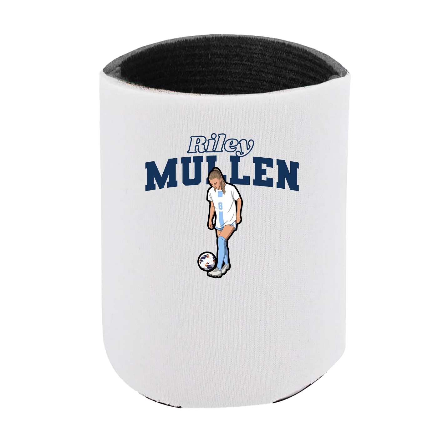 Can Holder — Name Arch in White