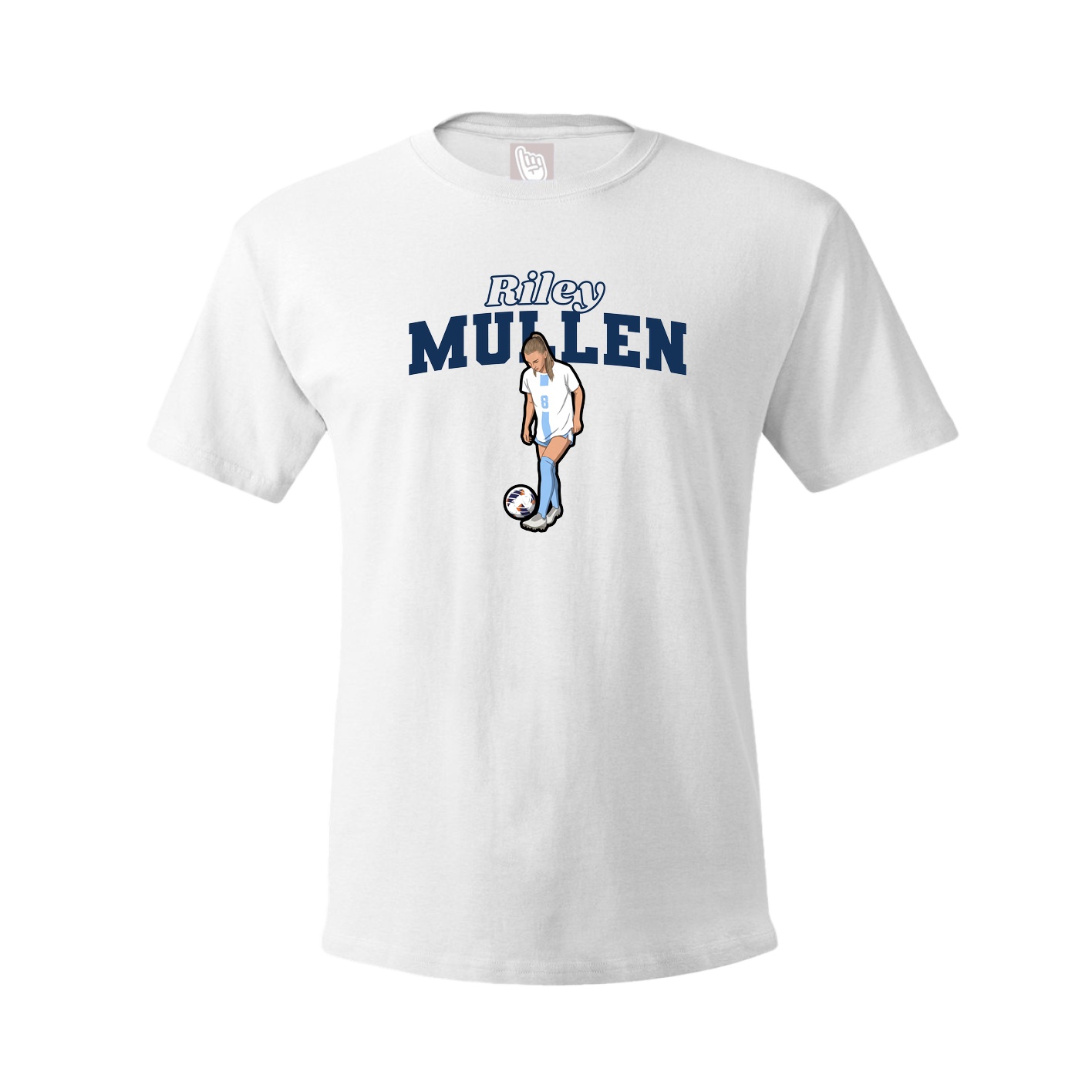 Tee — Name Arch in White