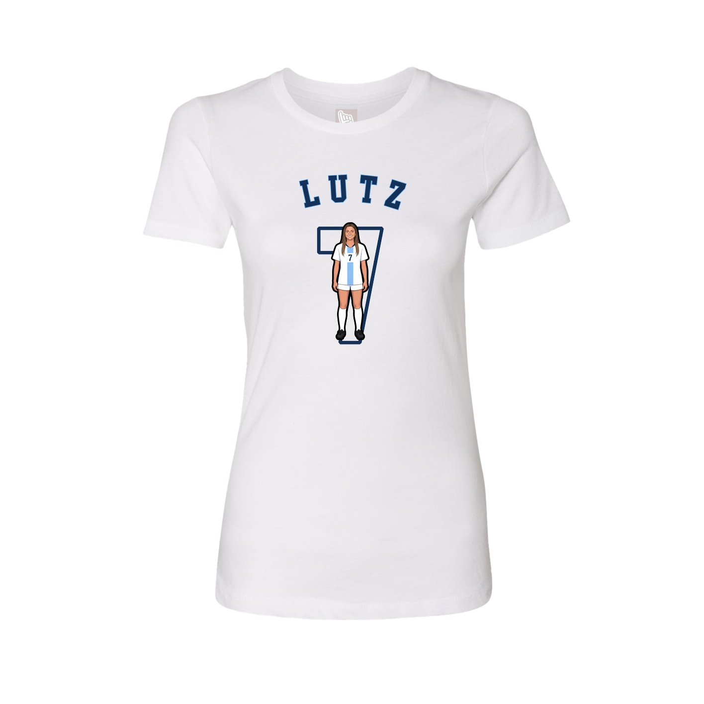 Womens Tee — Shirsey Arch in White
