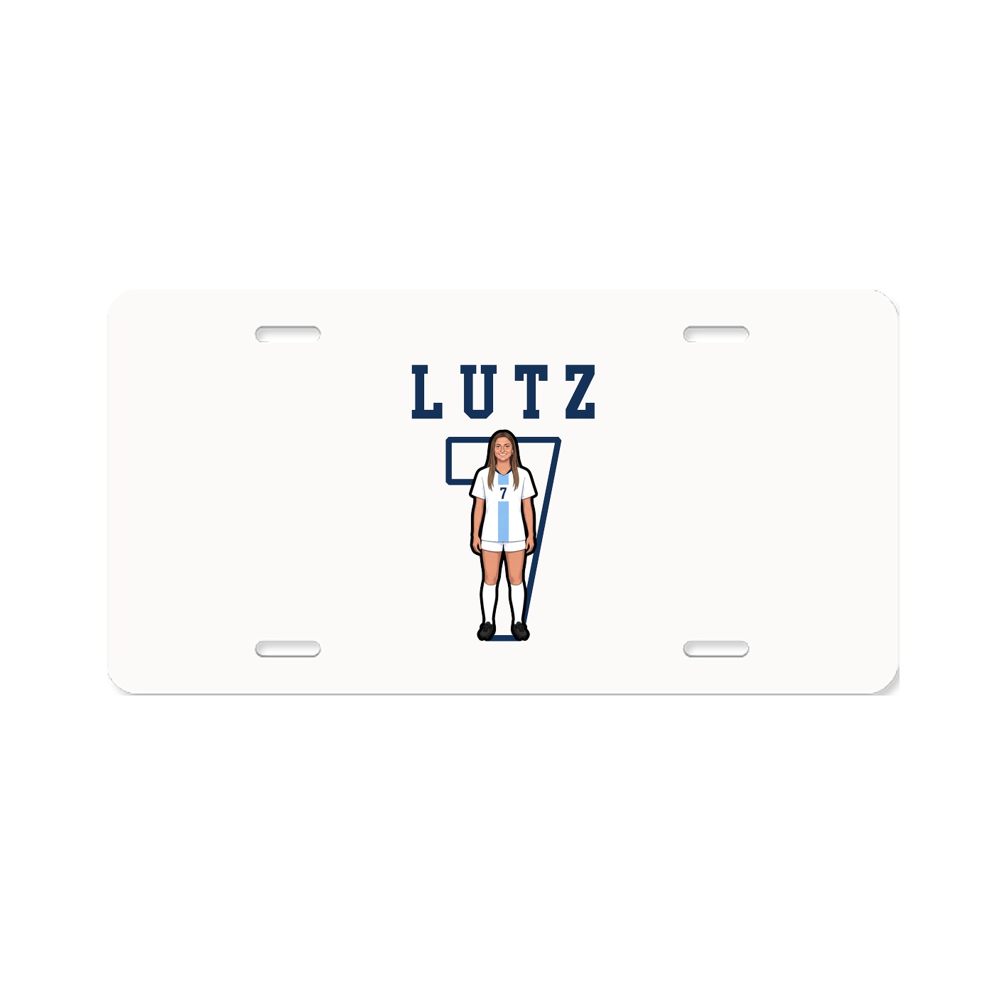 License Plate — Shirsey in Classic