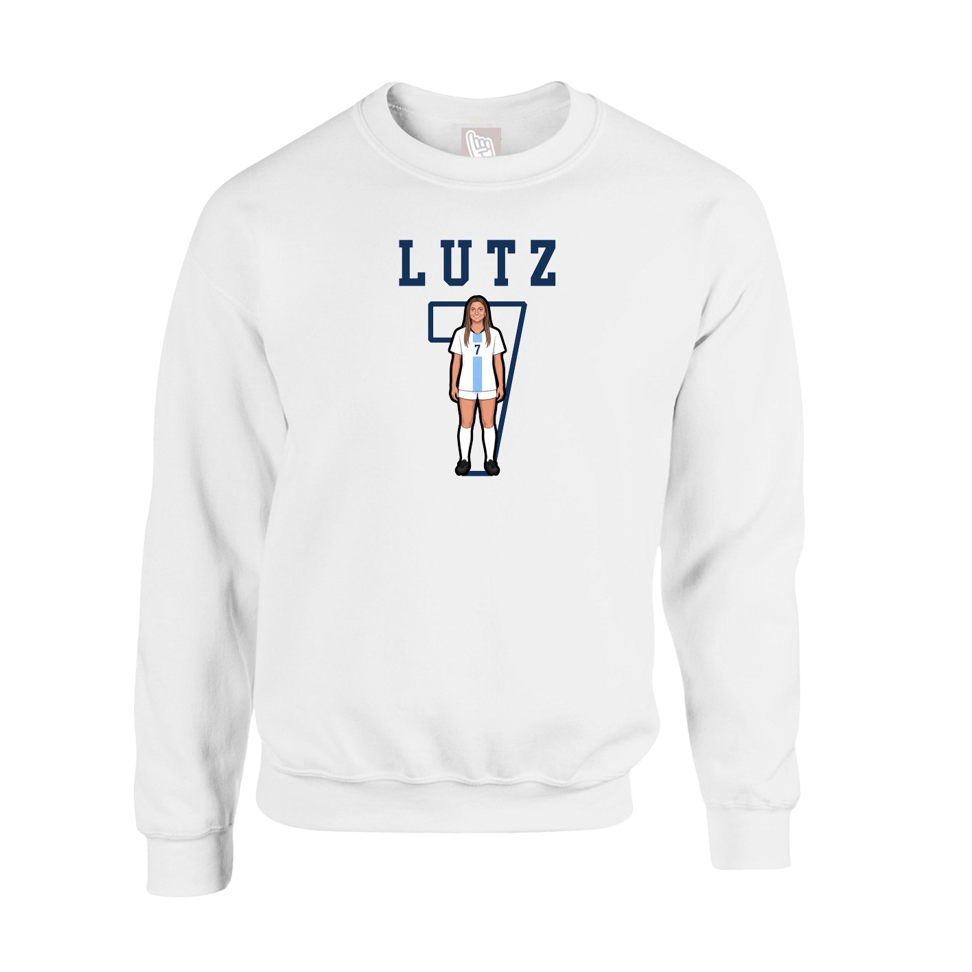 Fleece Crew — Shirsey in White