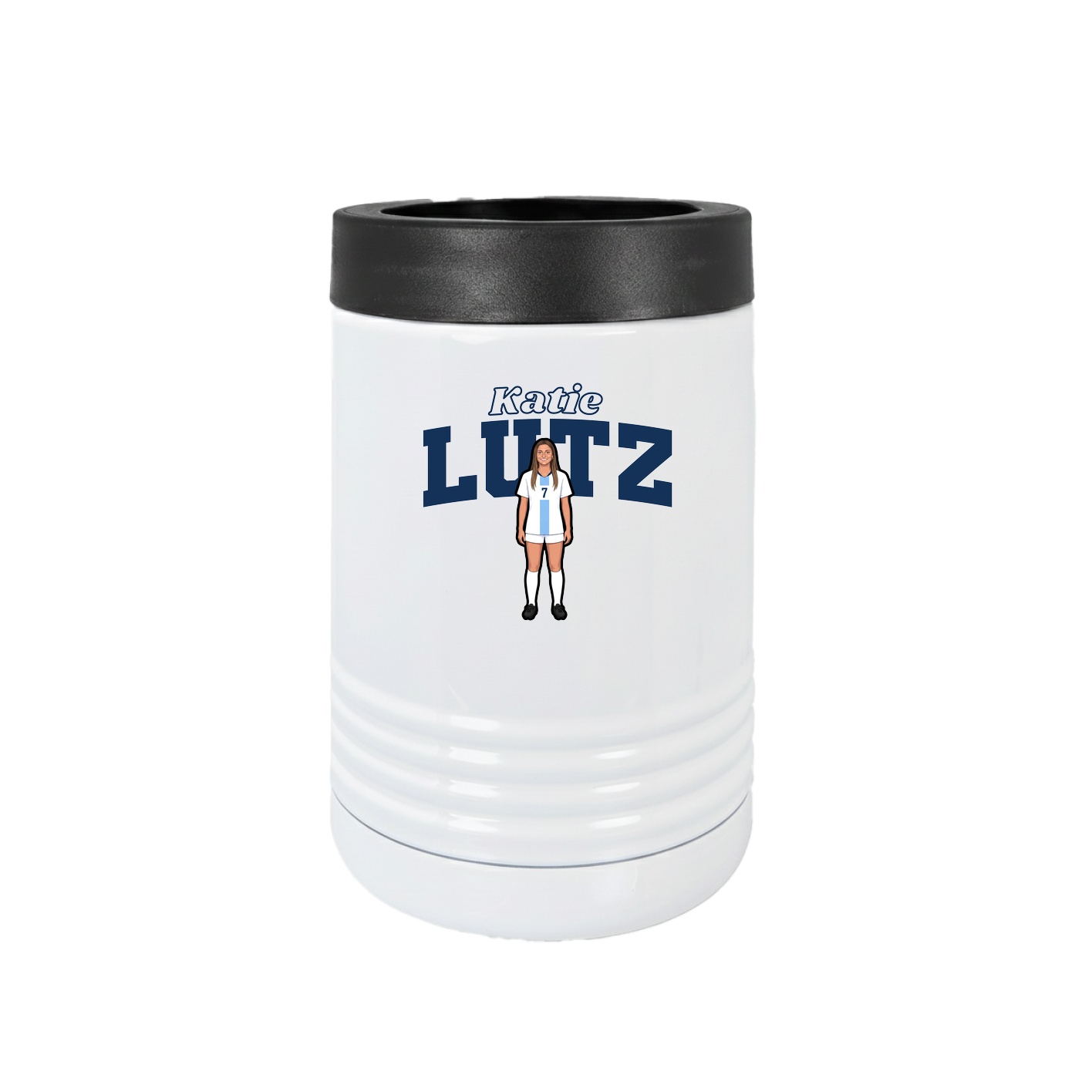 Beverage Holder — Name Arch in White