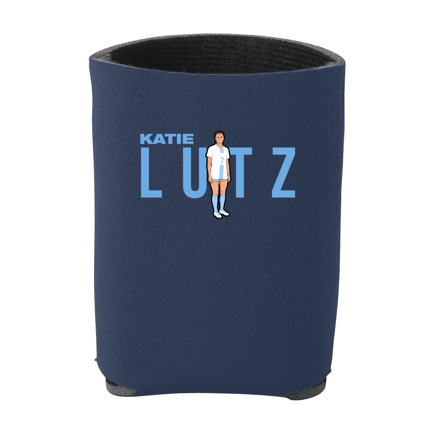Can Holder — Player Name in Navy