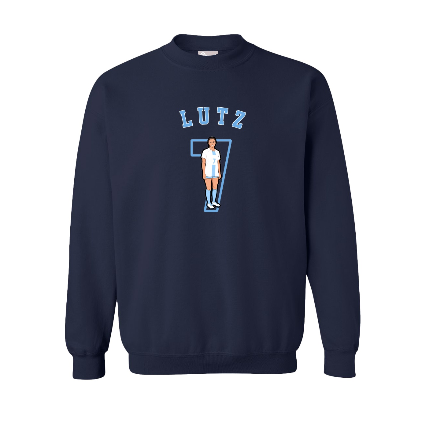 Fleece Crew — Shirsey Arch in Navy