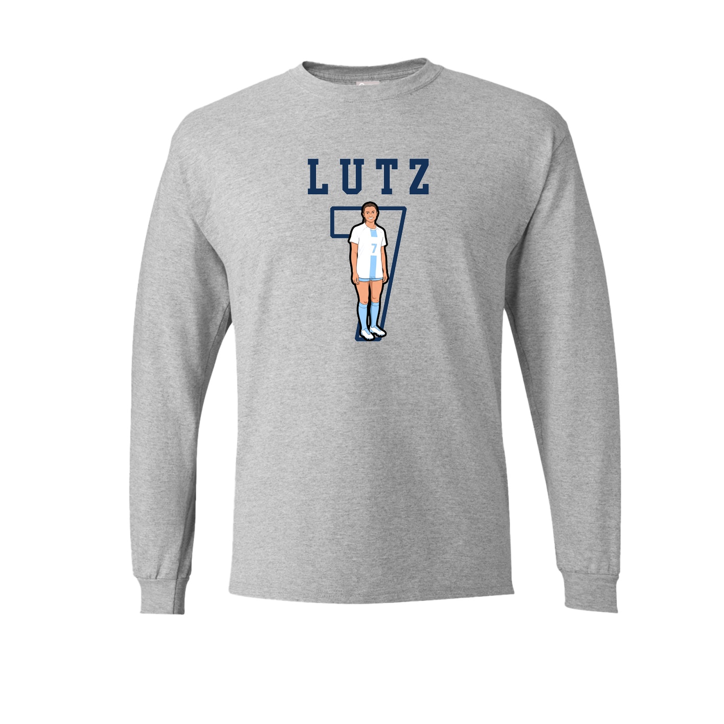 Long Sleeve Tee — Shirsey in Grey