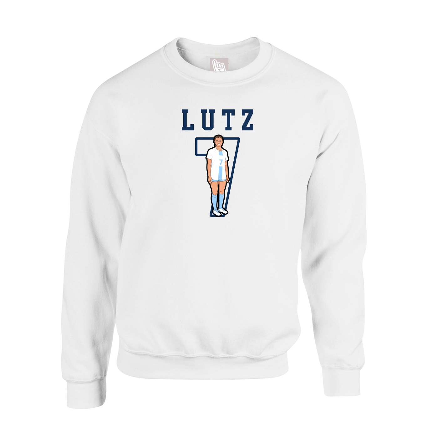 Fleece Crew — Shirsey in White